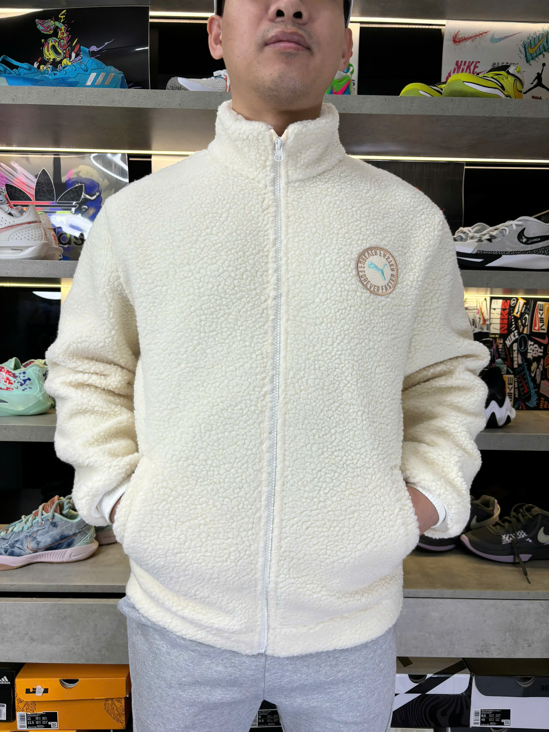 Áo Khoác Chính Hãng - Puma Forever Faster Kem 'Vani' - 940087-01-Vani