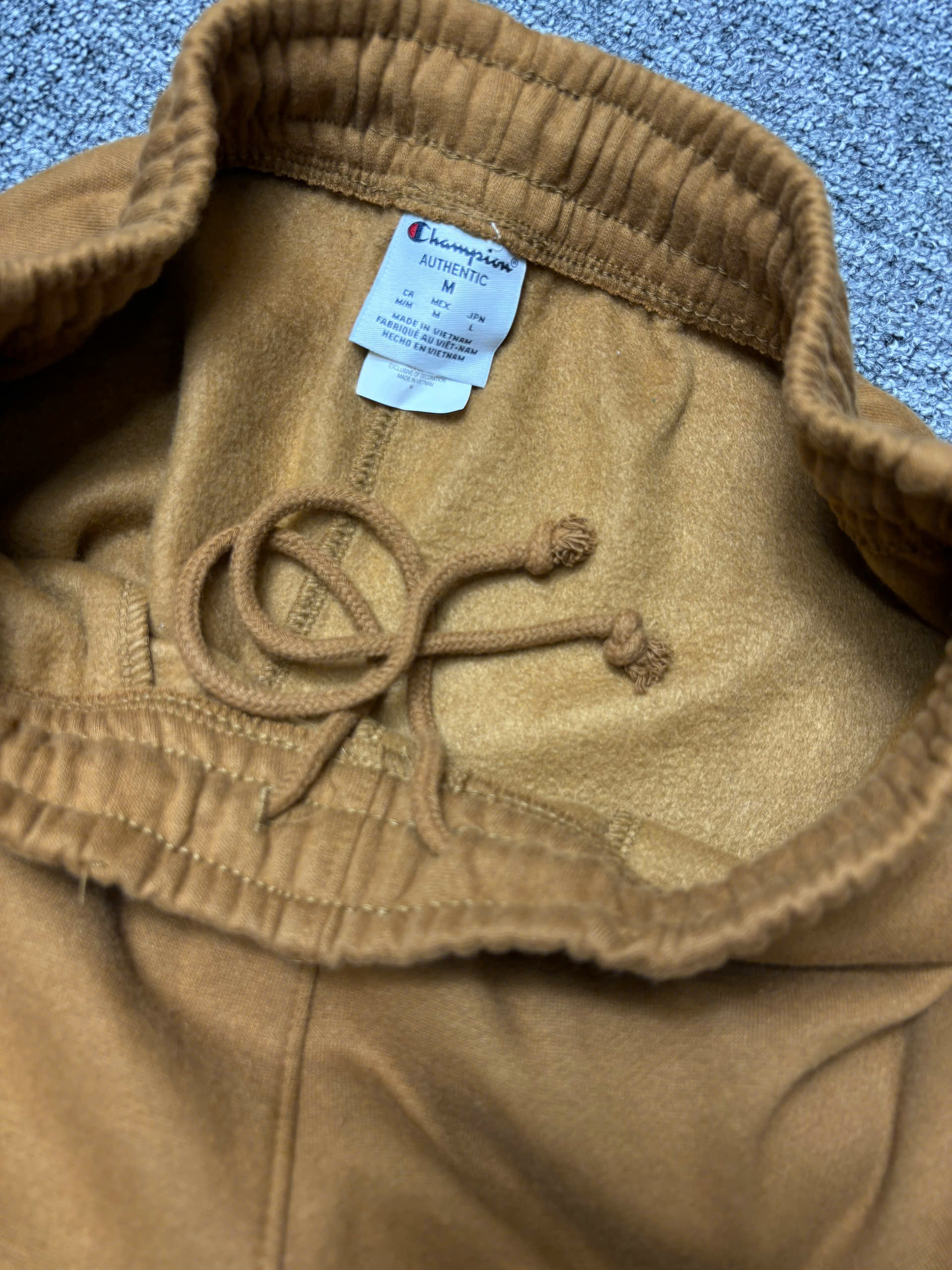 Bộ Thể Thao Chính Hãng - Bộ Nỉ Lót Bông  Champion Sweater '' Brown'' - CB003