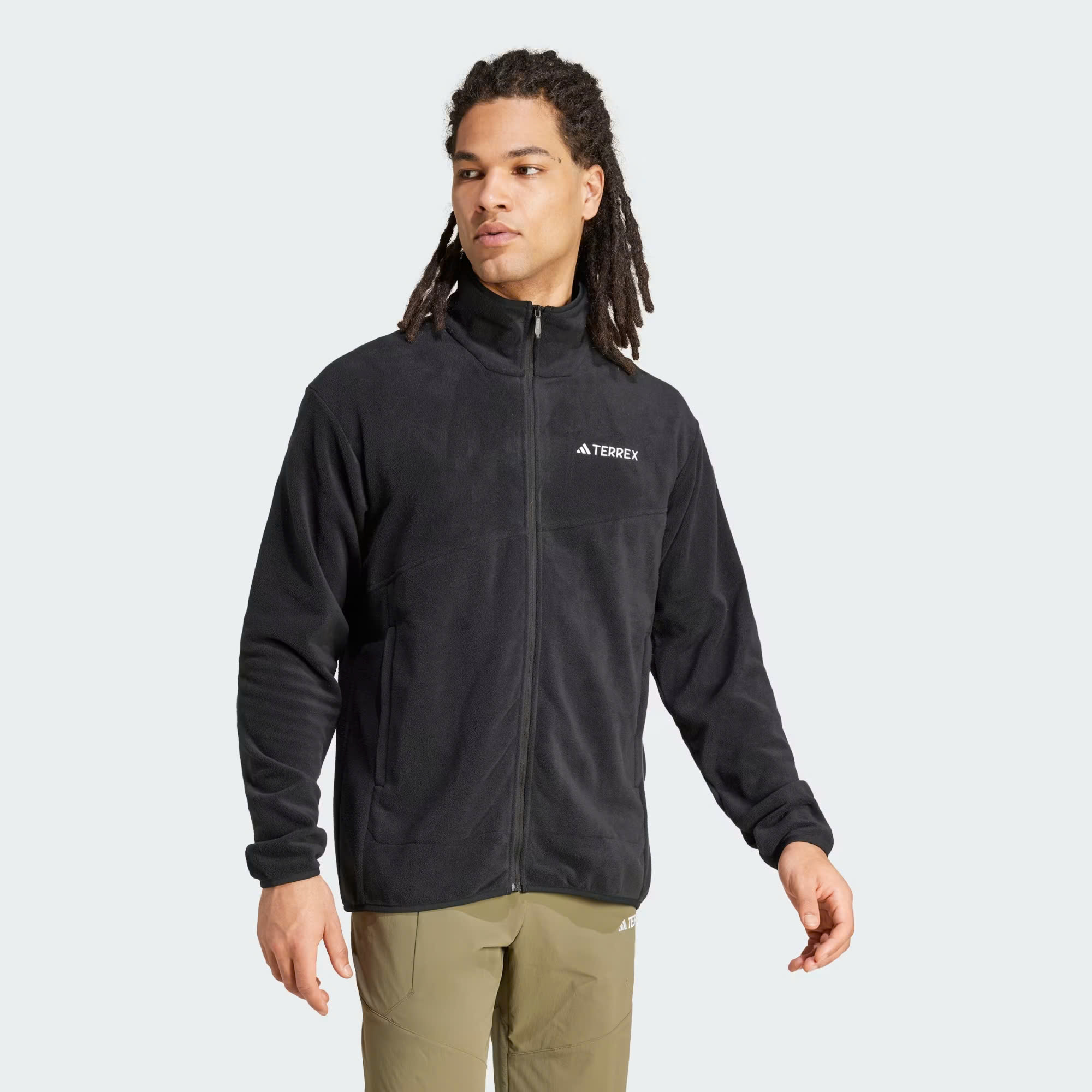 Áo Khoác Chính Hãng - Adidas Terrex Multi Full-Zip Fleece Jacket ''Black '' - IZ3294