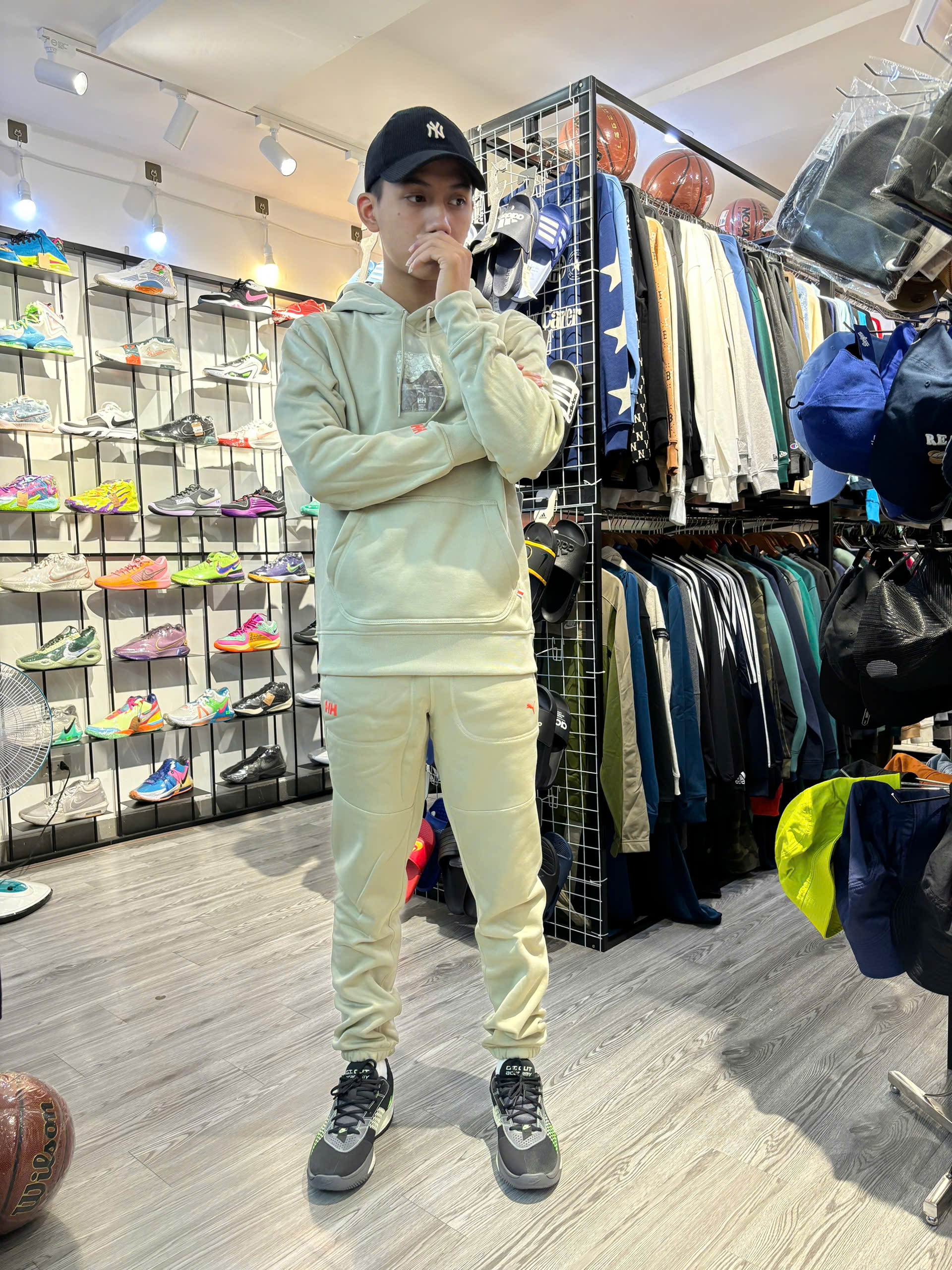 Bộ Thể Thao Chính Hãng - PUMA x HELLY HANSEN Winter Hoodie - 532842-421