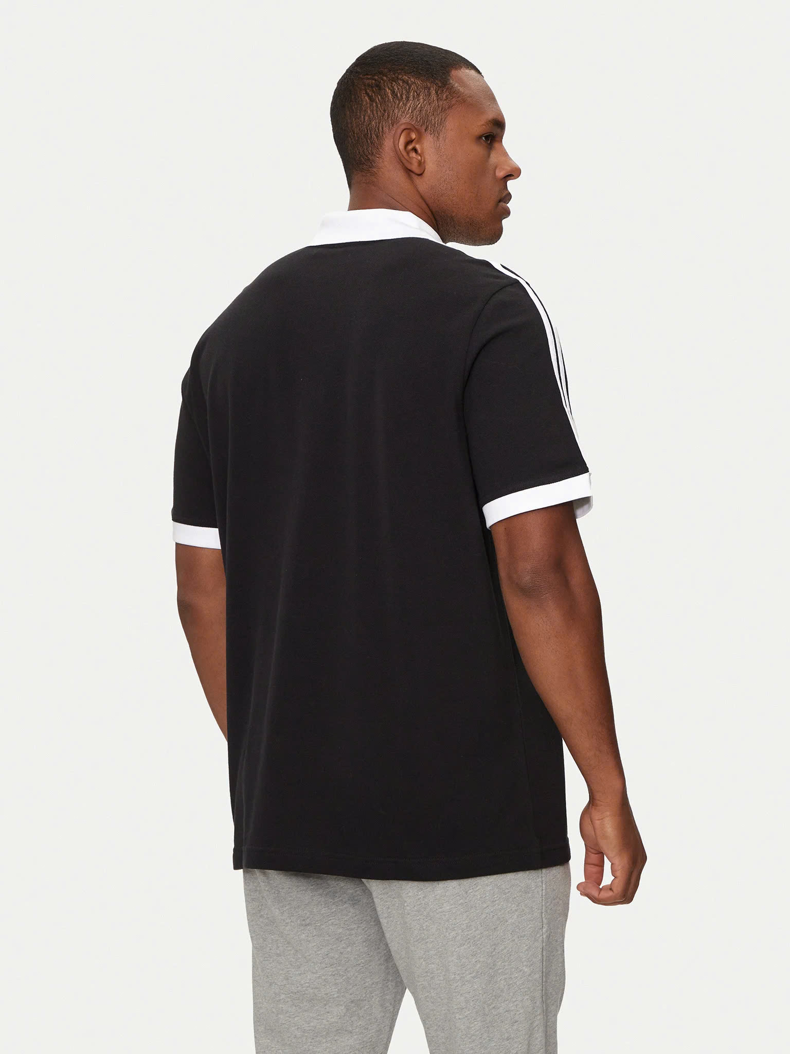 Áo Polo Chính Hãng - Adidas Adicolor Classics 3-Stripes ‘Black’ - IL2501