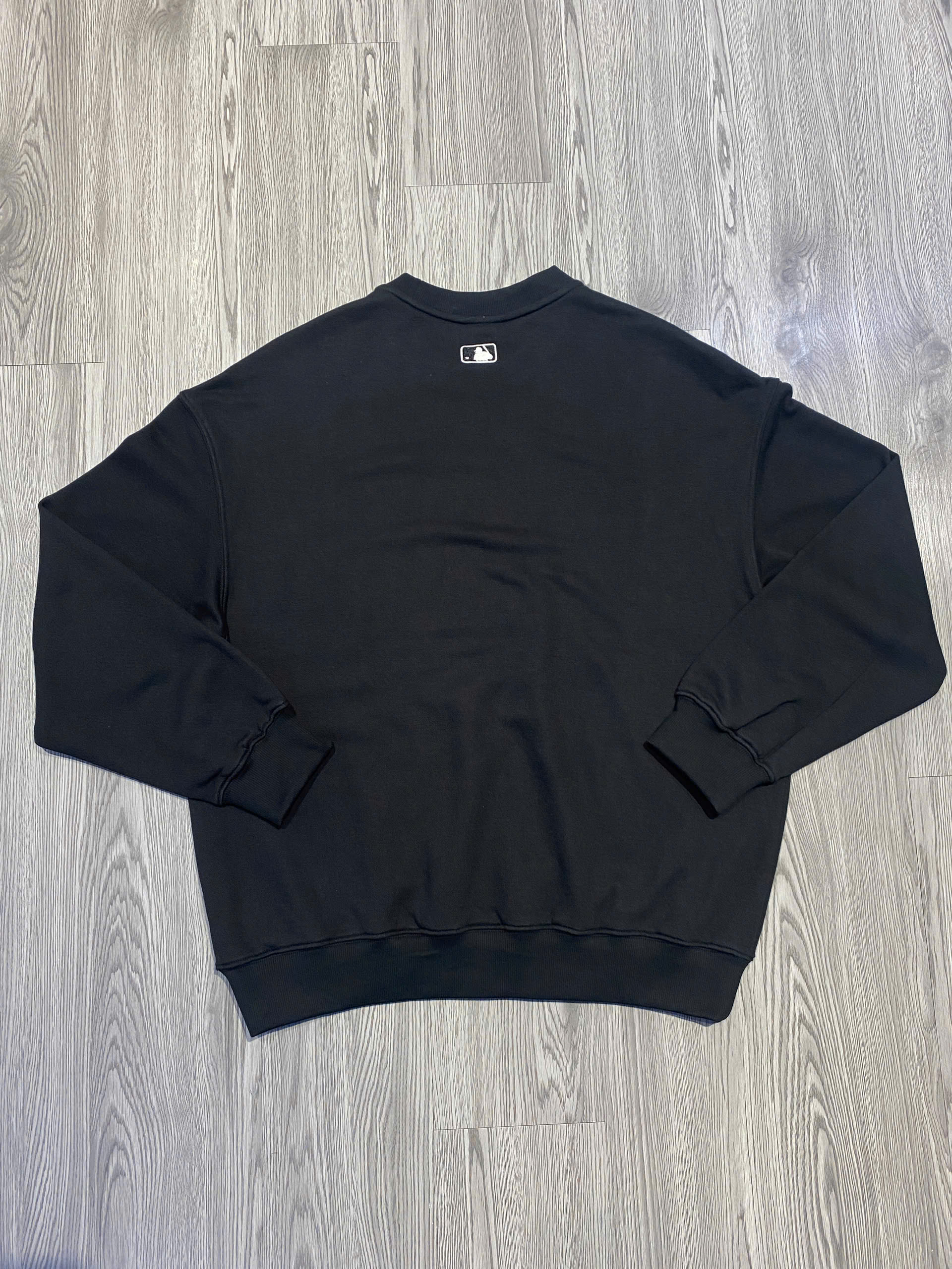 Áo Sweater Chính Hãng - Áo Nỉ Da Cá MLB NY Yankees New York 'Black' - 1335579