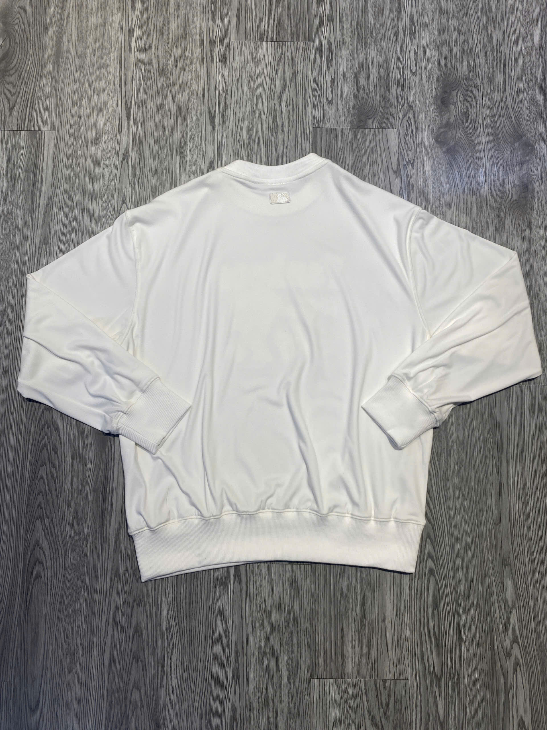 Áo Sweater Chính Hãng - Áo Nỉ Da Cá MLB NY Yankees New York 'White' - 13949871