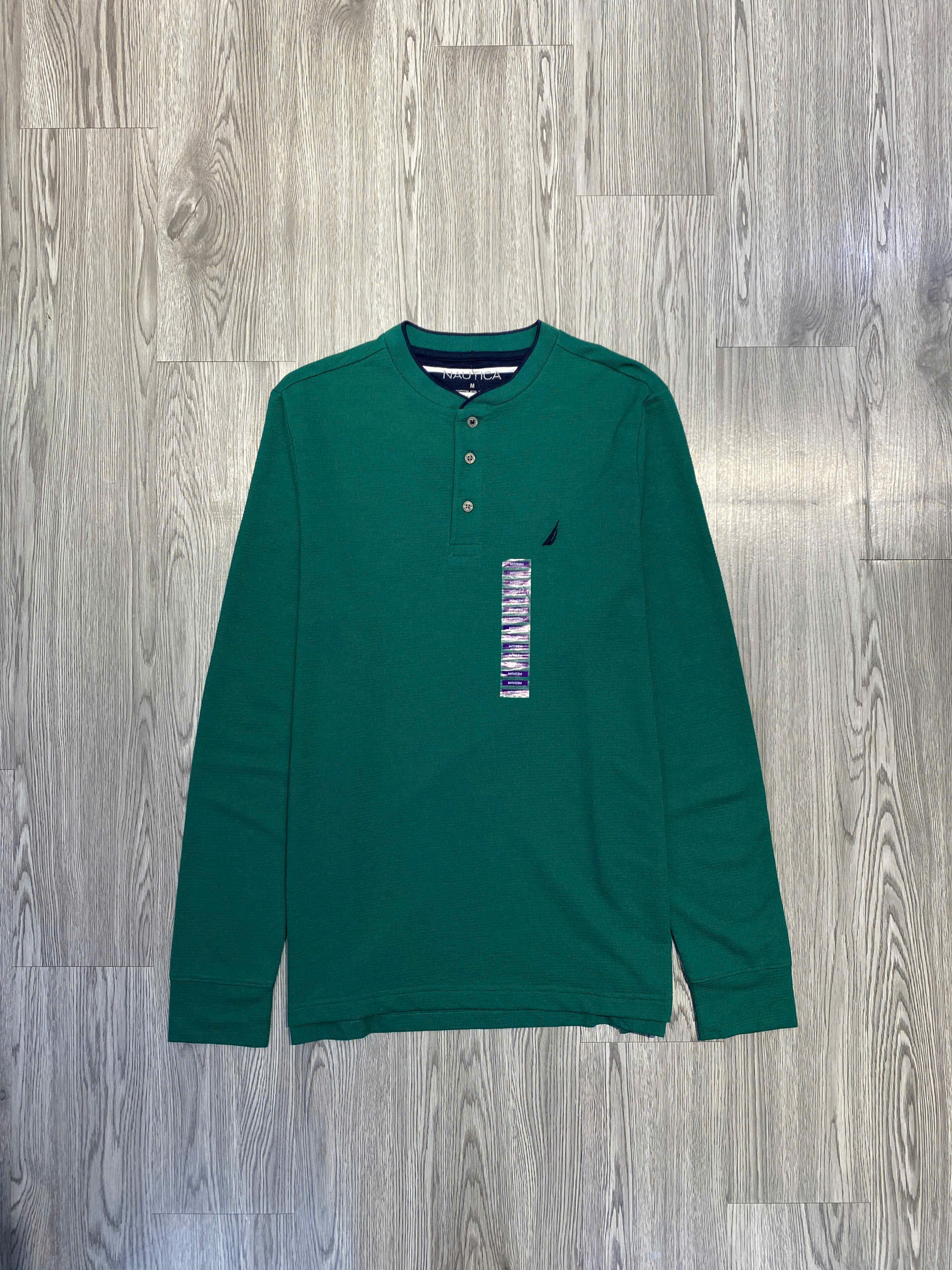 Áo Sweater Chính Hãng - Áo Henley Dài Tay Nautica 