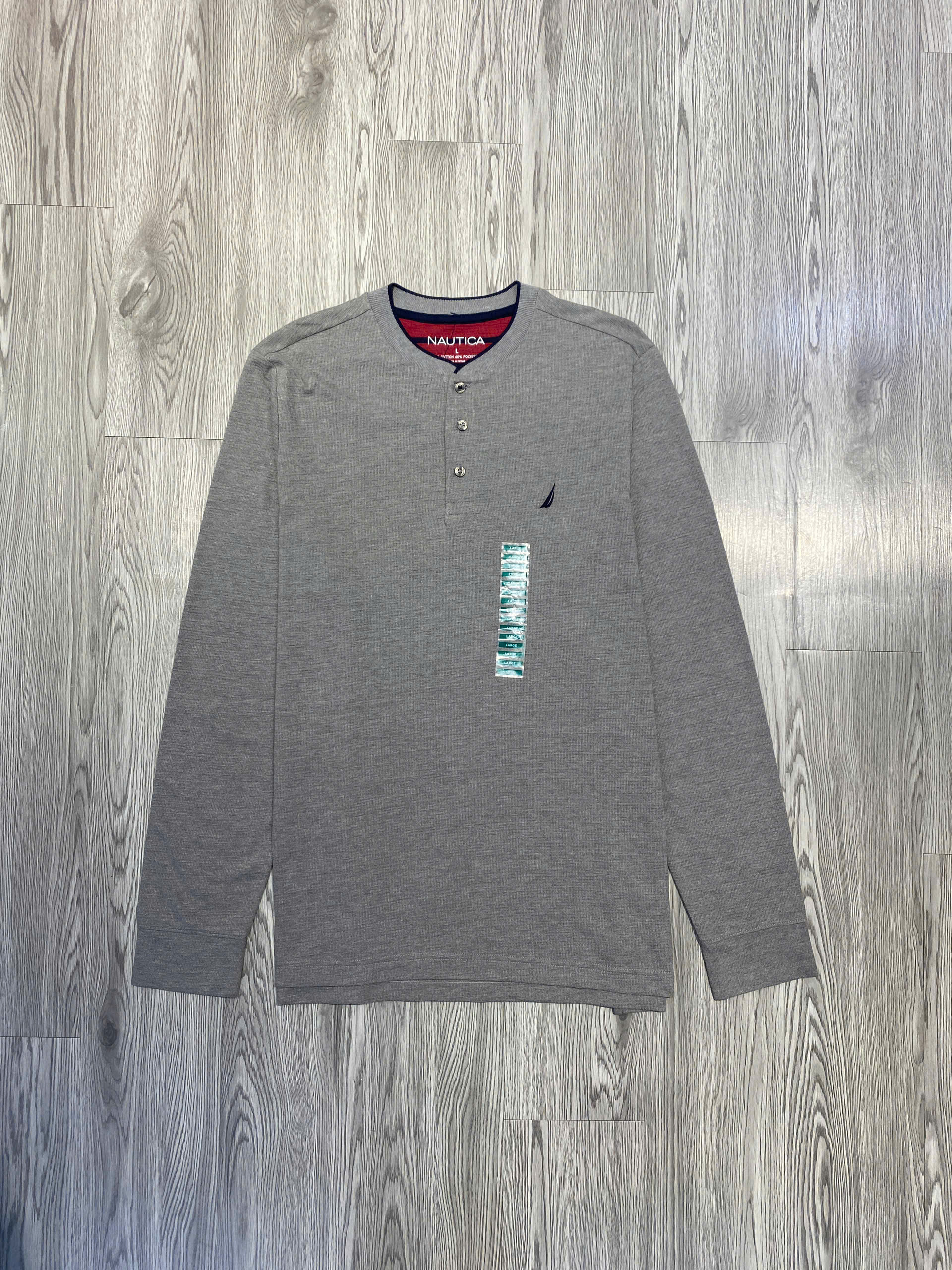 Áo Sweater Chính Hãng -  Áo Henley Dài Tay Nautica 