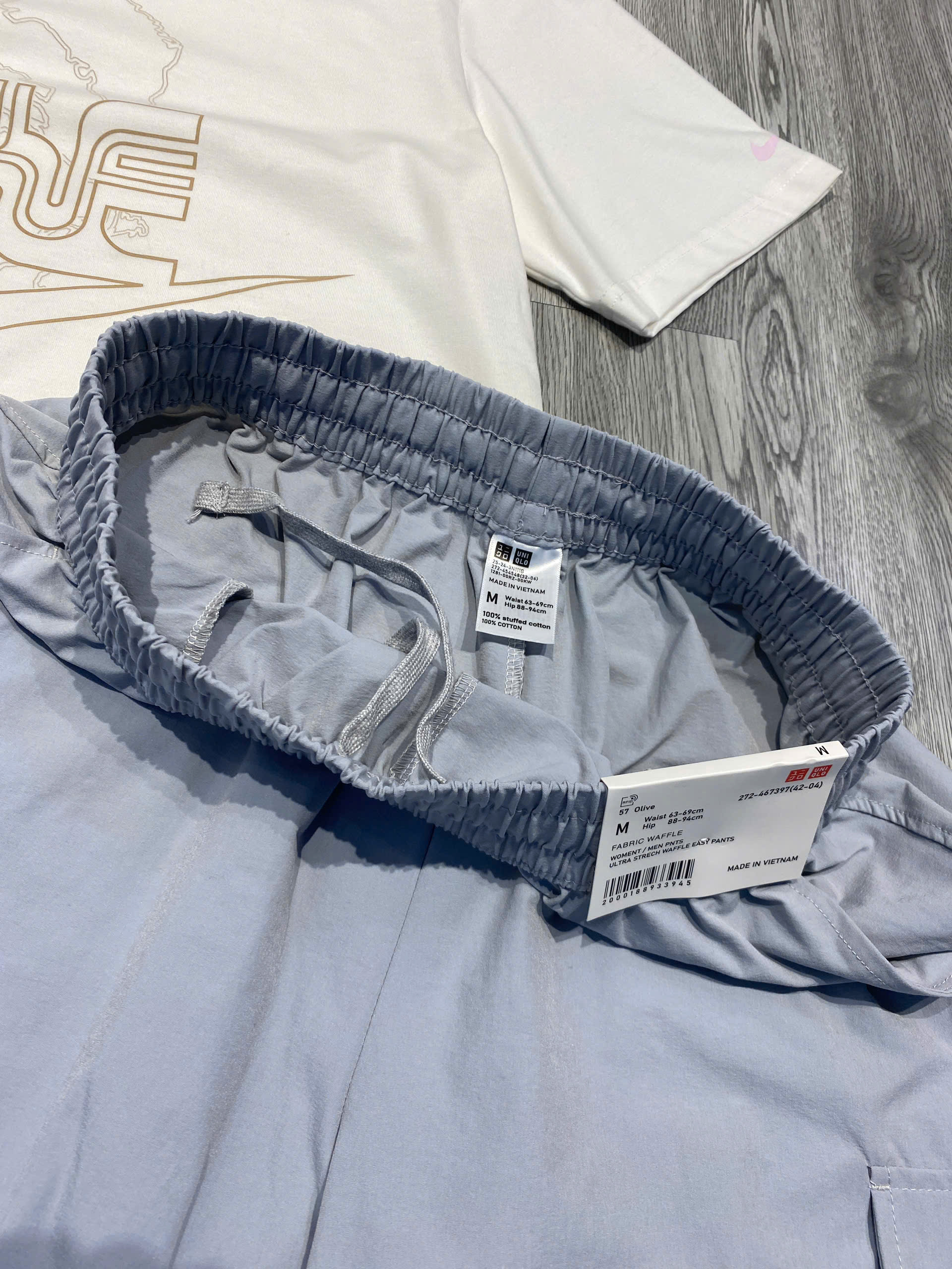 Quần Shorts Chính Hãng - Uniqlo Cargo Shorts in Khaki Fabric 'Grey' - 272-467397-GRE