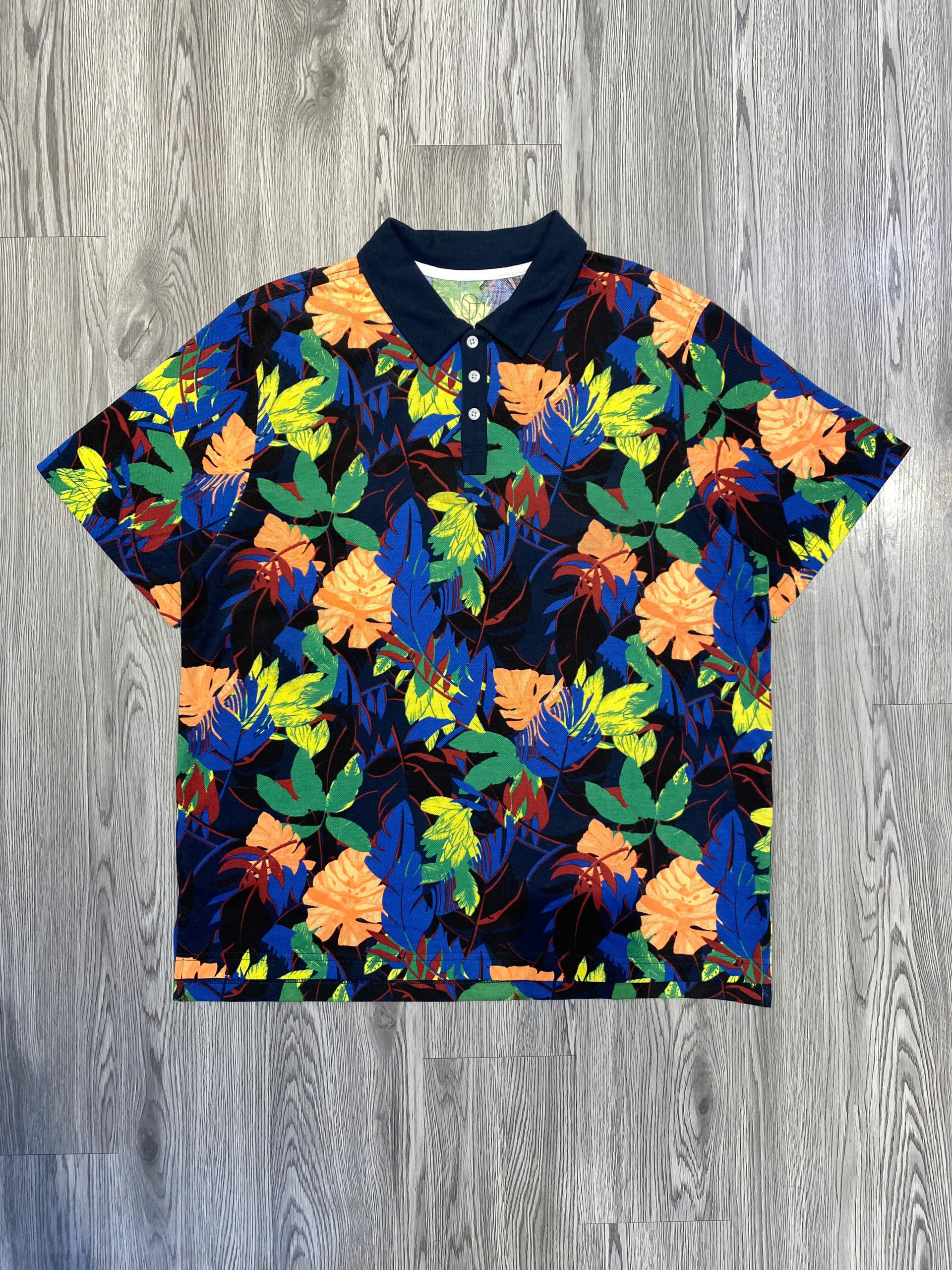 Áo Polo Chính Hãng - Old Navy Original Use Mens Blue Floral Polo 