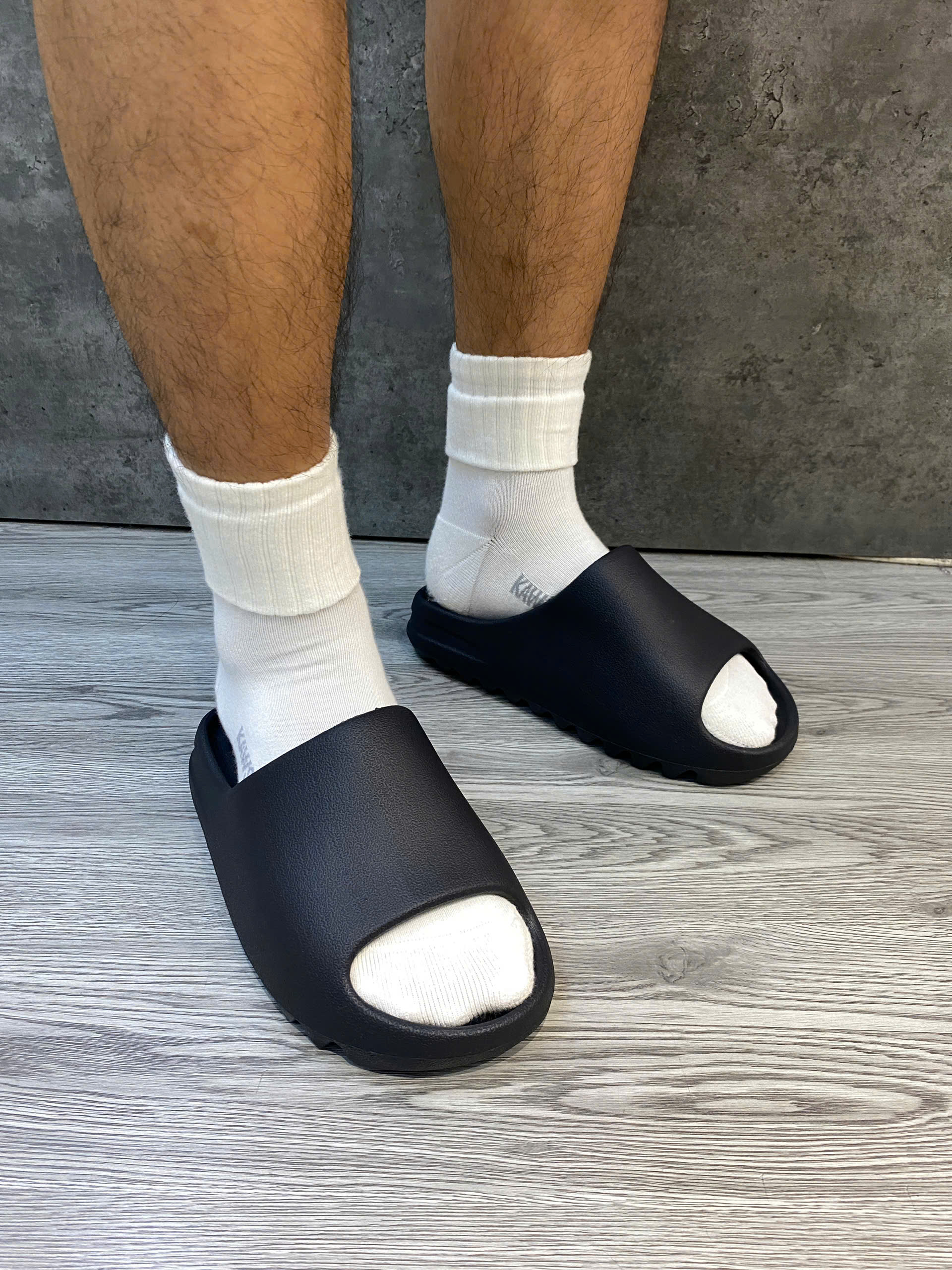 Dép Chính Hãng - Adidas Yeezy Slide Onyx Black - HQ6448