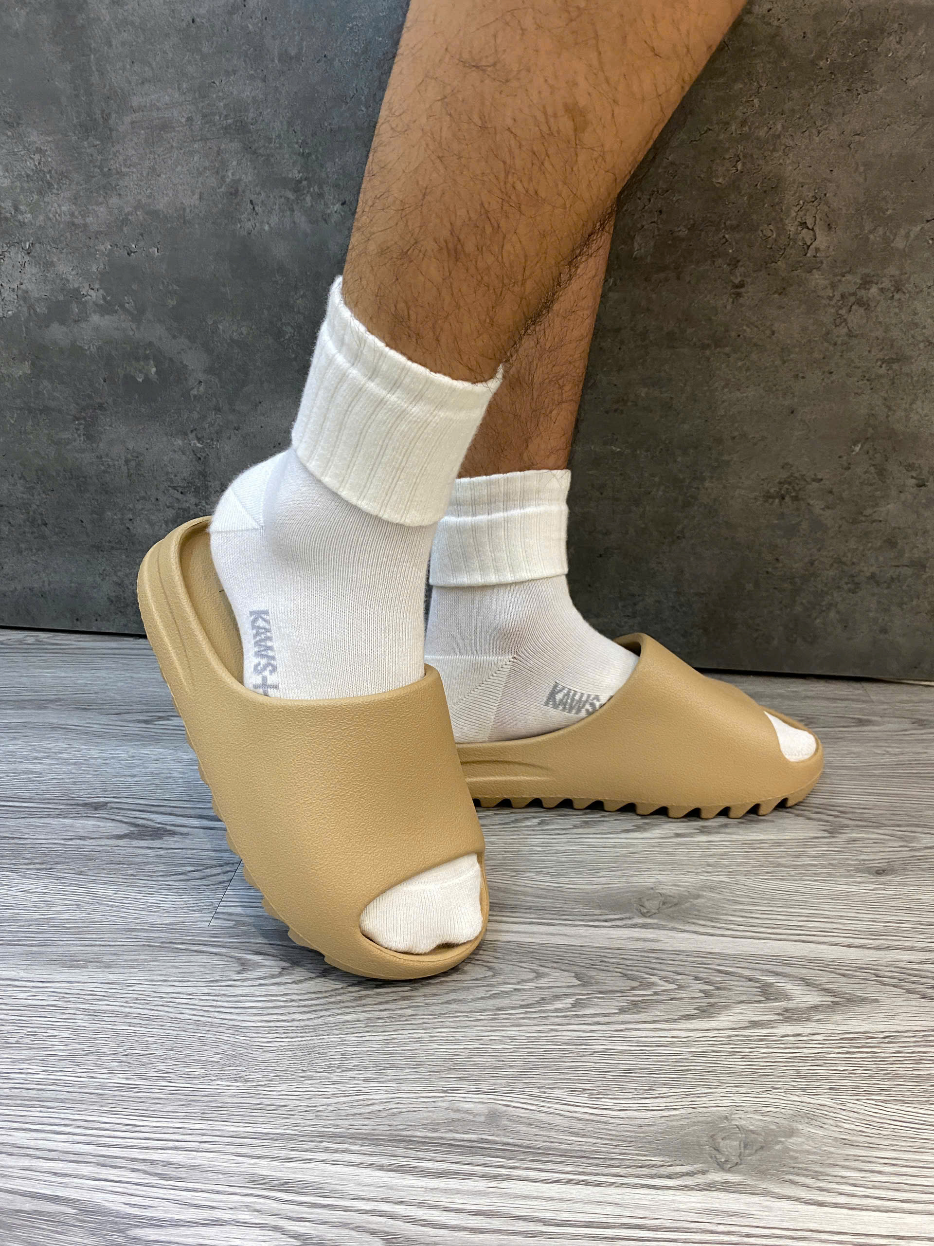 Dép Chính Hãng - Adidas Yeezy Slide Nude Pure - GW1934