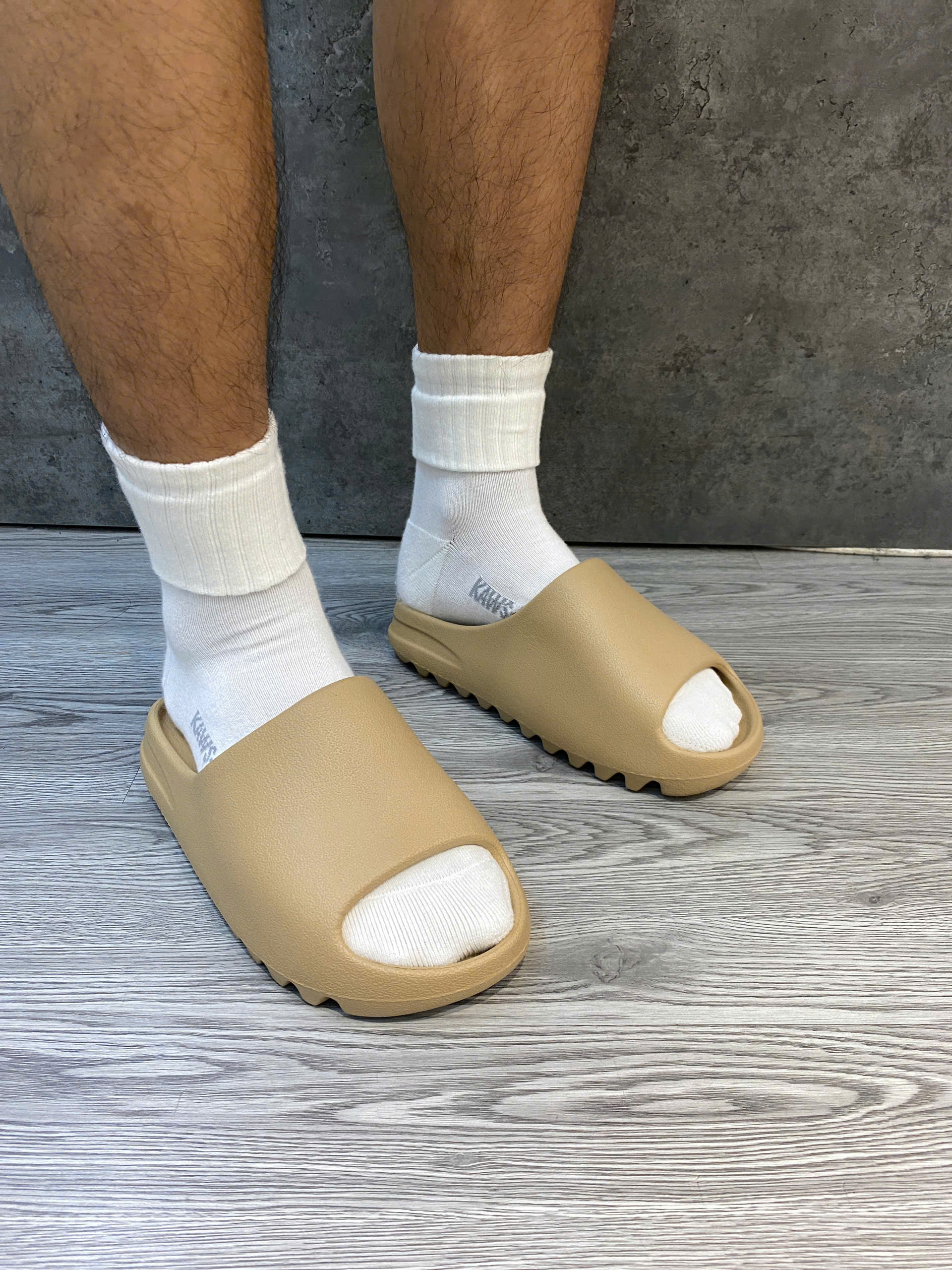 Dép Chính Hãng - Adidas Yeezy Slide Nude Pure - GW1934