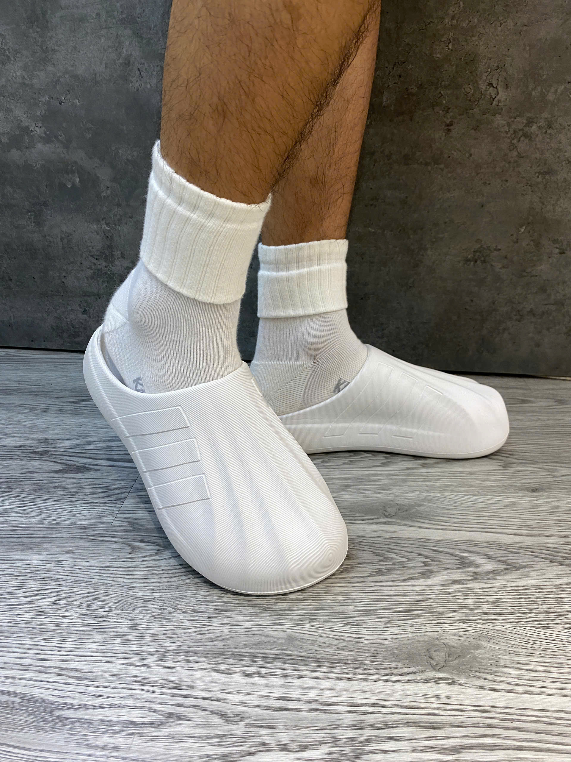 Dép Chính Hãng - Sục Adidas AdiFom Superstar Mule Crystal White - ID3915