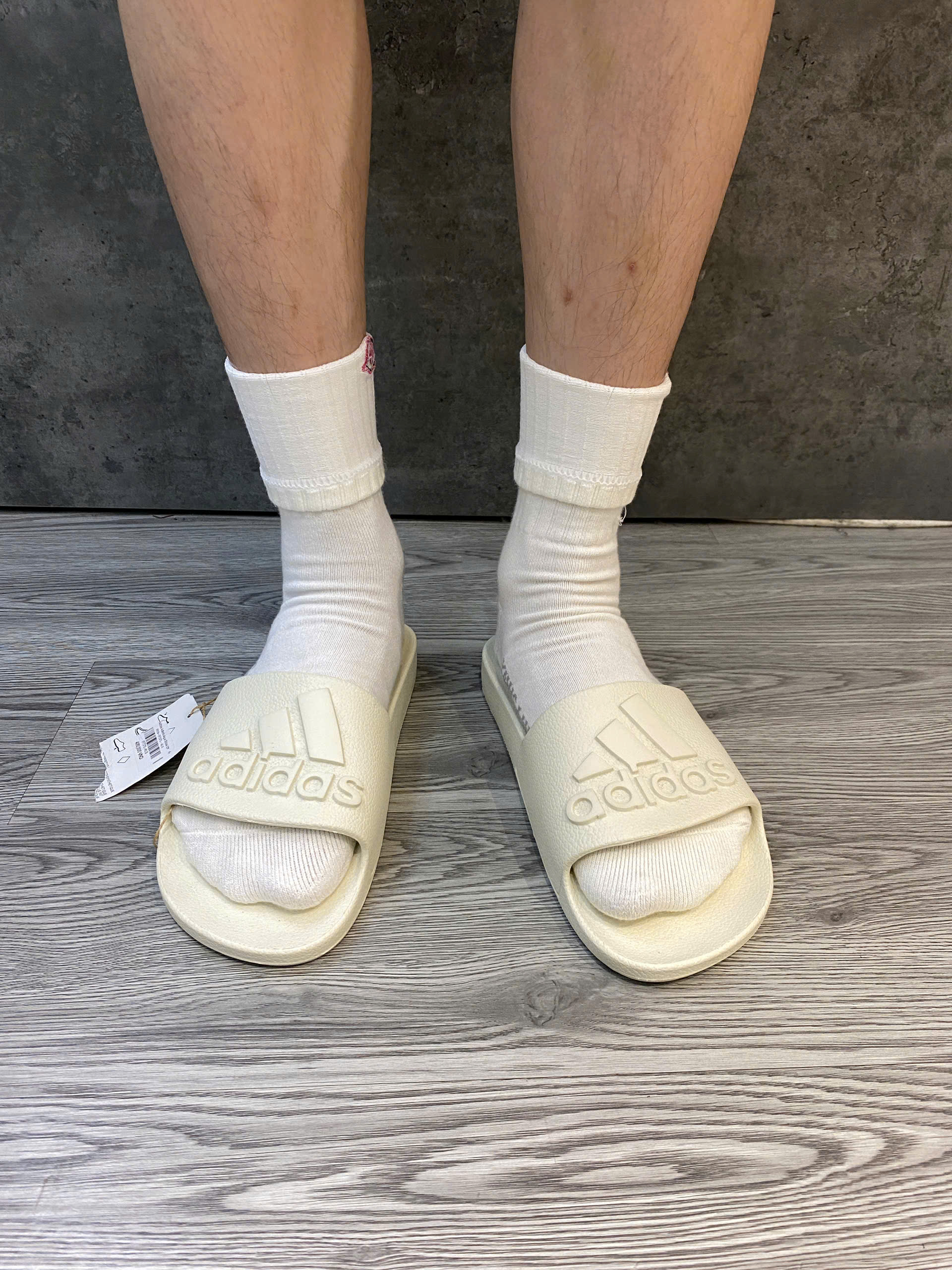 Dép Chính Hãng - Adidas Adilette Aqua Slides Off  ''White'' - IF7370