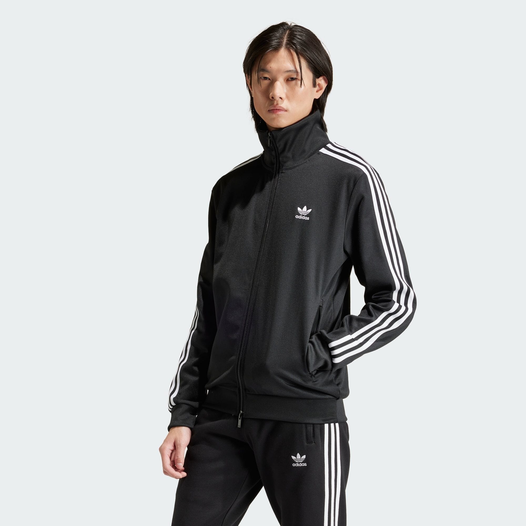 Áo Khoác Chính Hãng -  Adidas Adicolor Classics Firebird Track Top 'Black' - IY8077