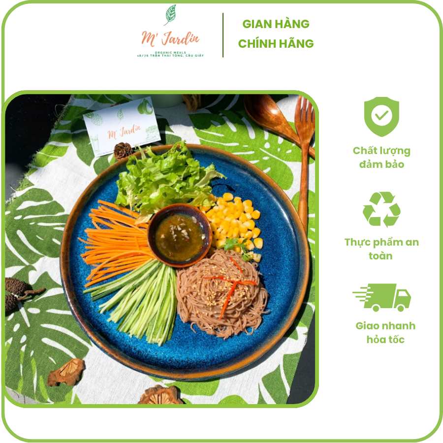 Bún gạo lứt chay