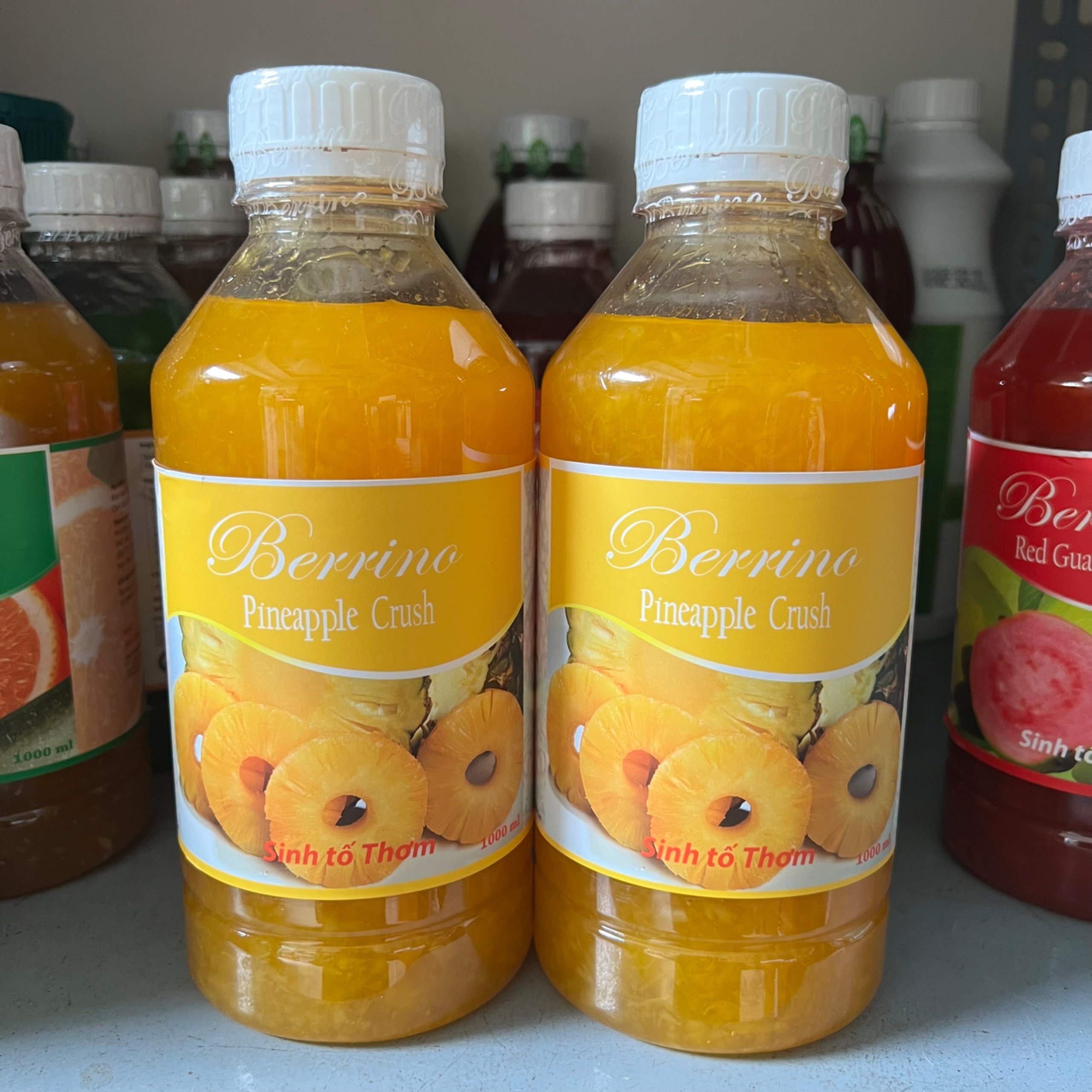 Sinh tố Thơm Berrino chai 1 lít