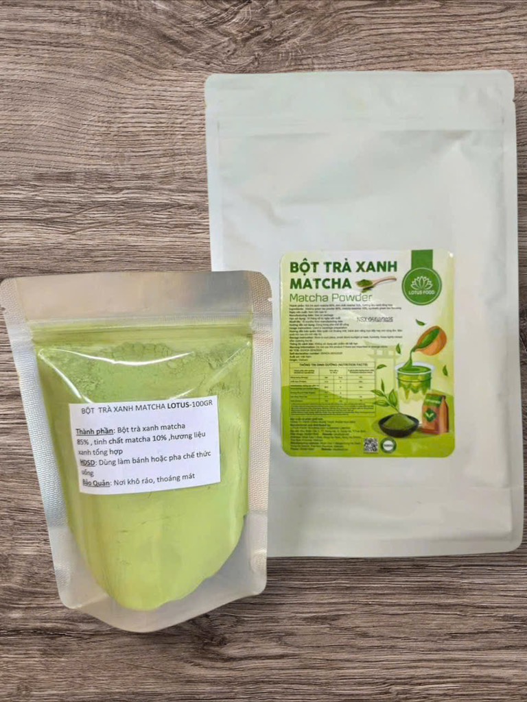 Bột Matcha Trà Xanh Lotus 100g