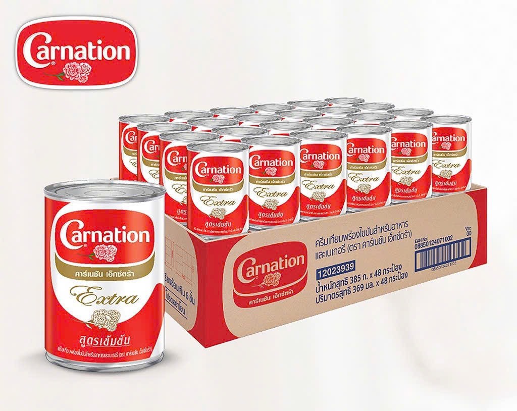 Sữa tươi béo Carnation 385g - THÙNG 48 LON