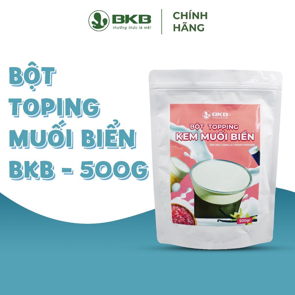 Bột Topping kem Muối Biển BKB túi 500g