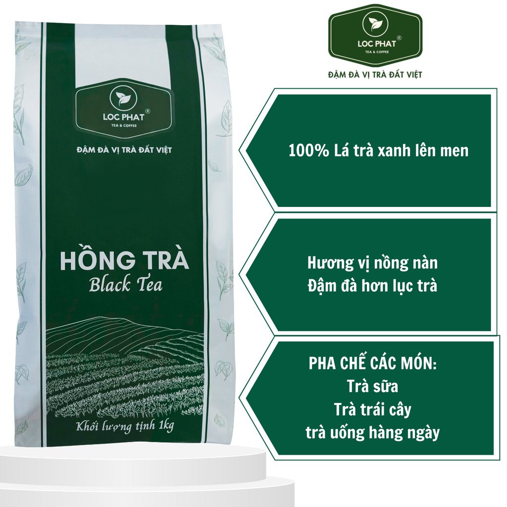 Hồng Trà Lộc Phát túi 1kg