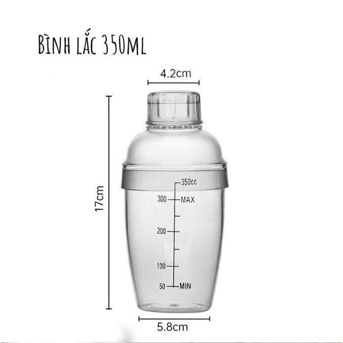 Cốc lắc nhựa (shaker) 700ml