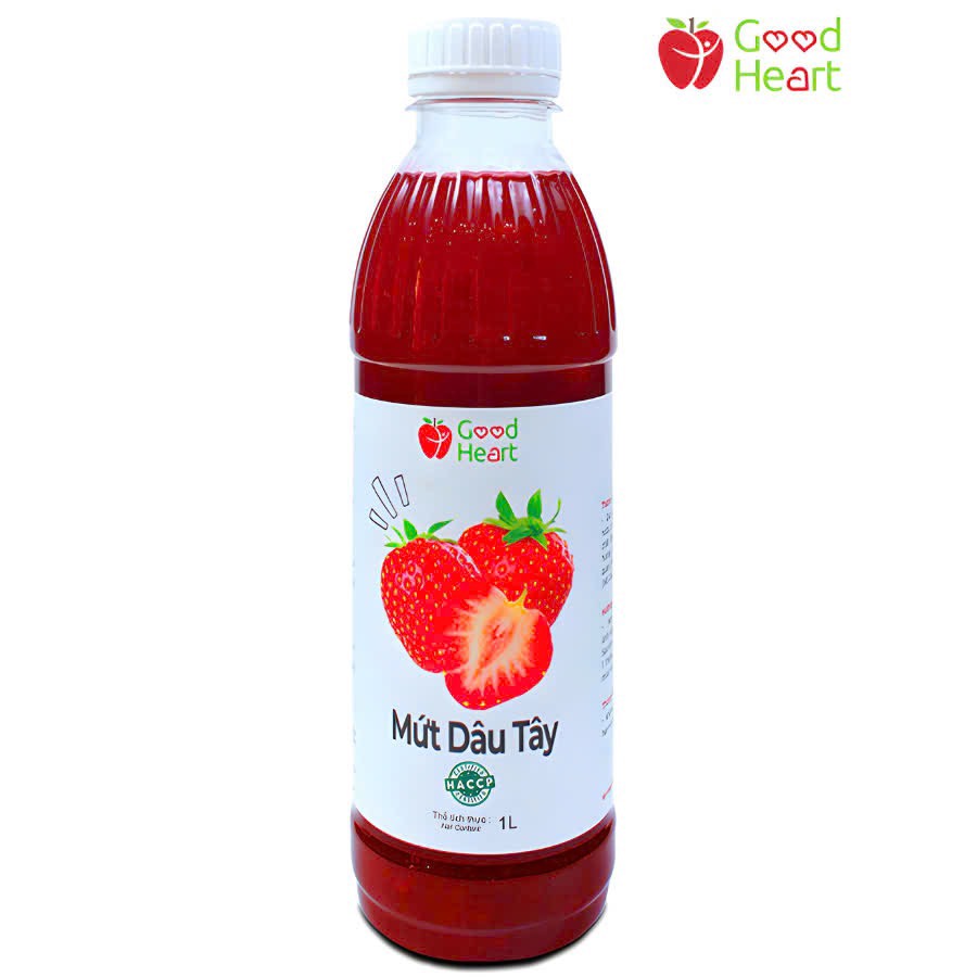 Mứt Dâu Tây Good Heart chai 1 lít