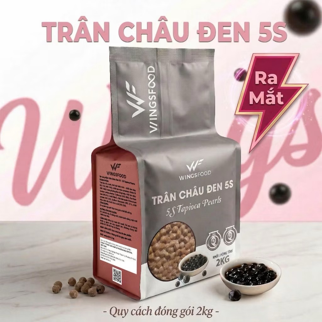 Trân châu đen Wings 5S túi 2kg