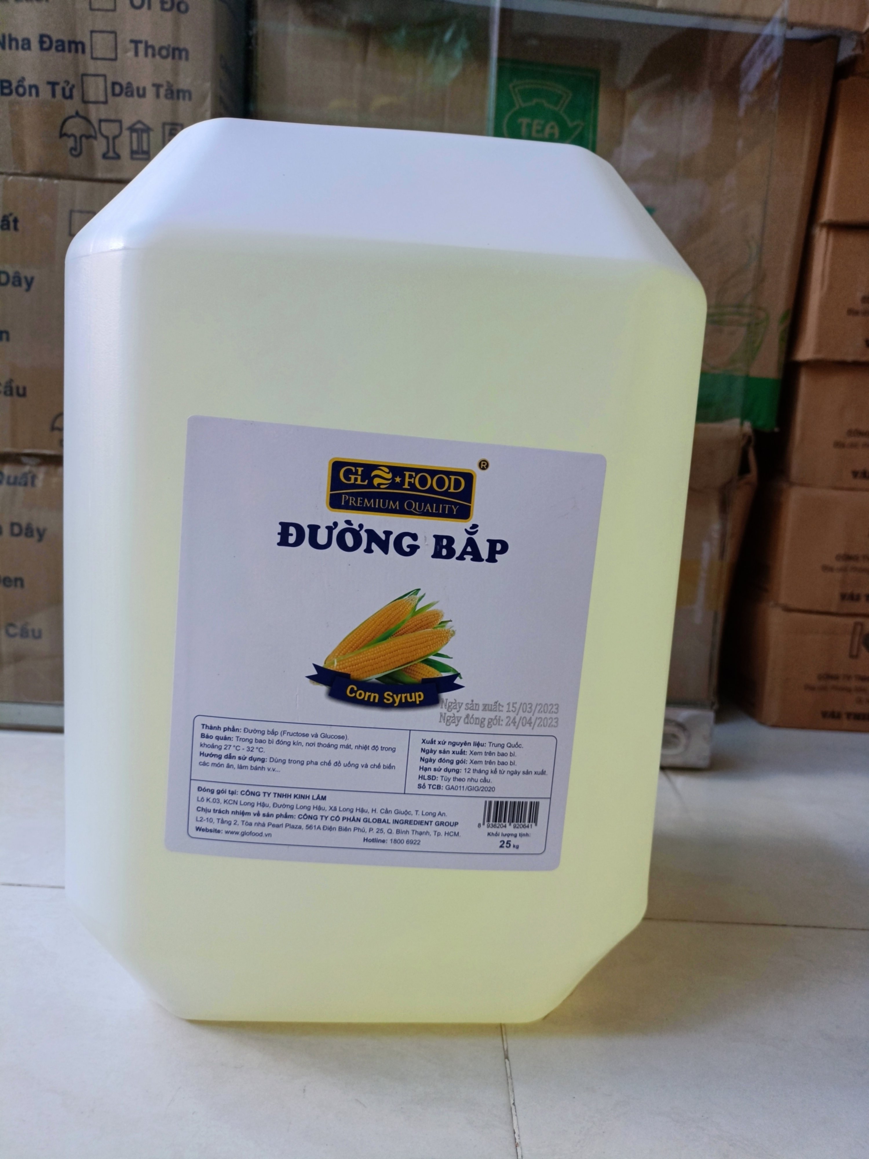 Syrup đường bắp Glo Food can 25kg