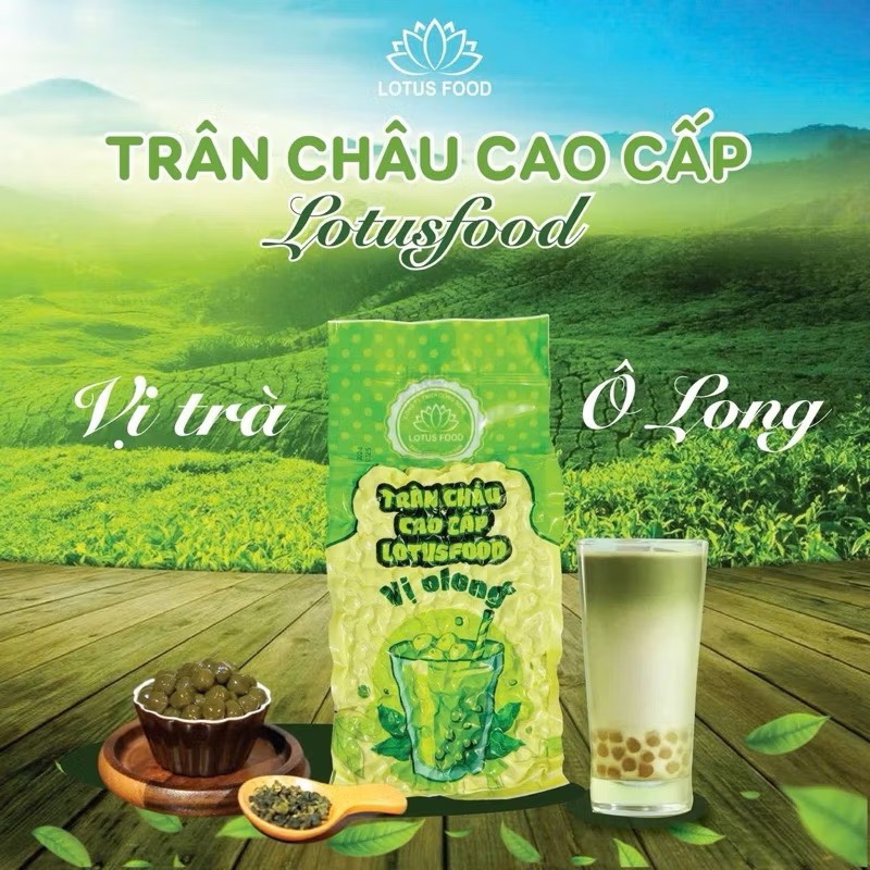 Trân châu Olong Cao cấp Lotus Food túi 1kg