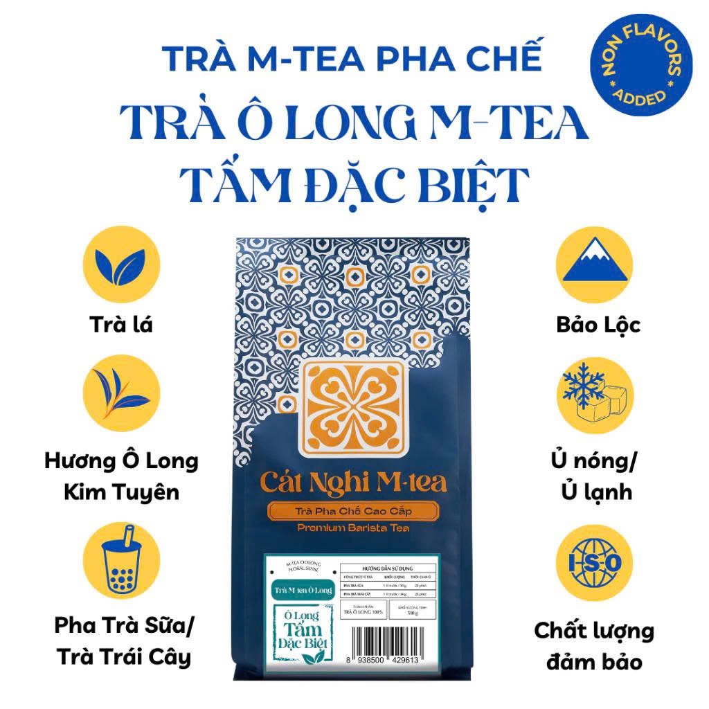 Trà Olong Tấm Đặc Biệt M-Tea Cát Nghi túi 500g