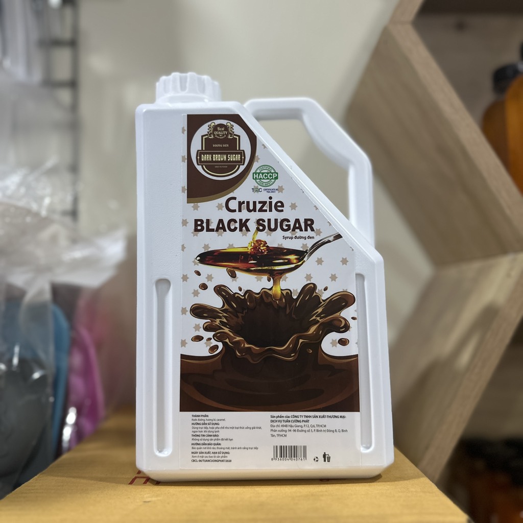 Siro đường đen Hàn Quốc can 2lít