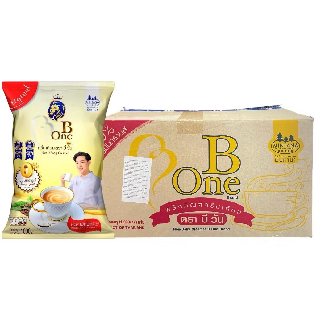[Thùng12 túi] Bột kem béo B-one 1kg