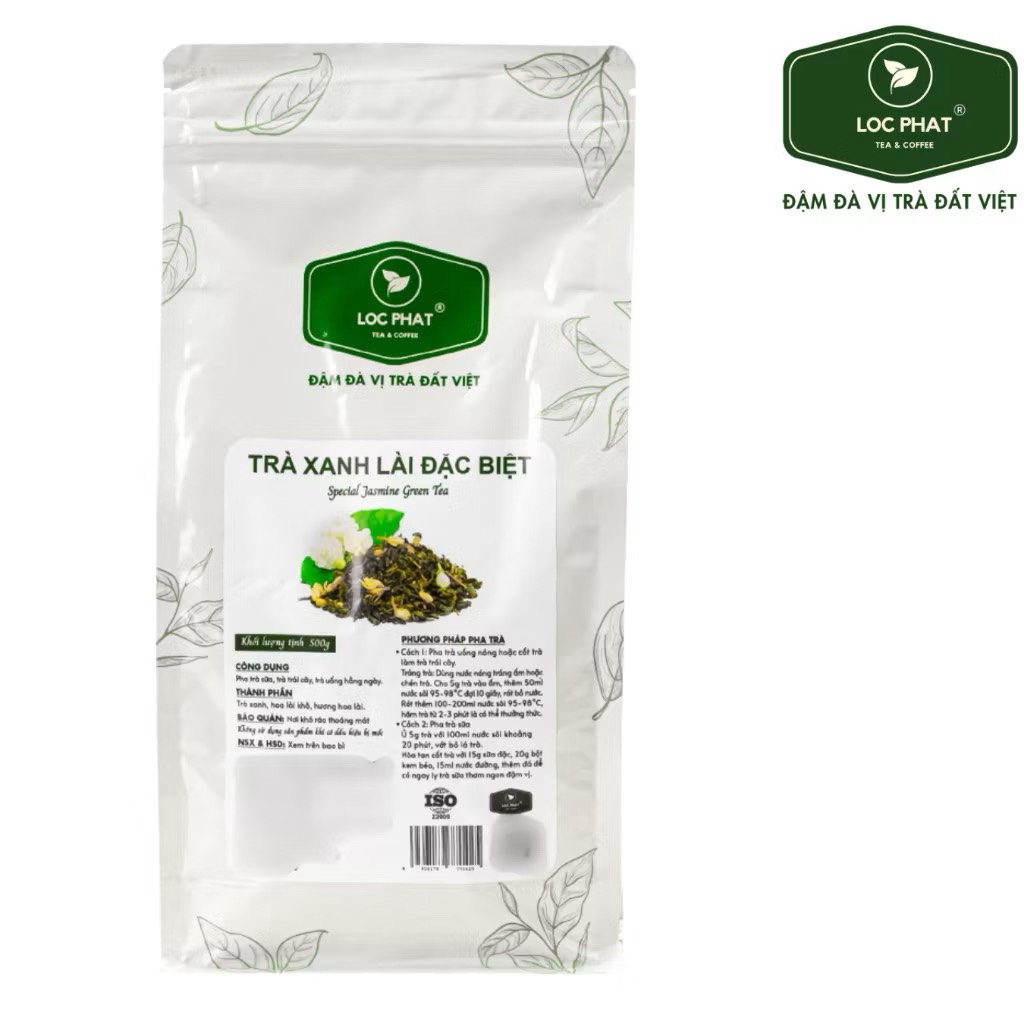 Trà Xanh Lài Đặc Biệt Lộc Phát túi 500g