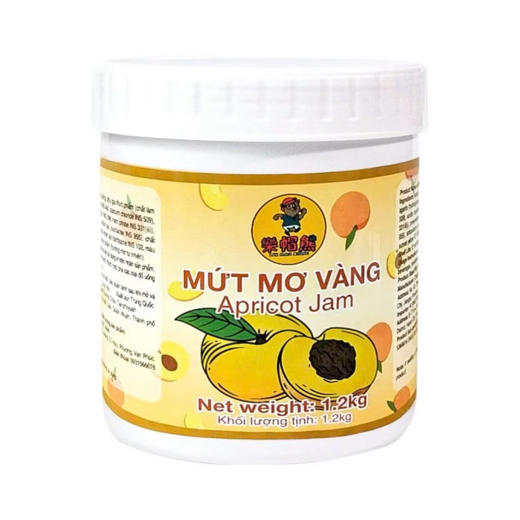 Mứt Mơ Vàng Lermao hũ 1.2kg