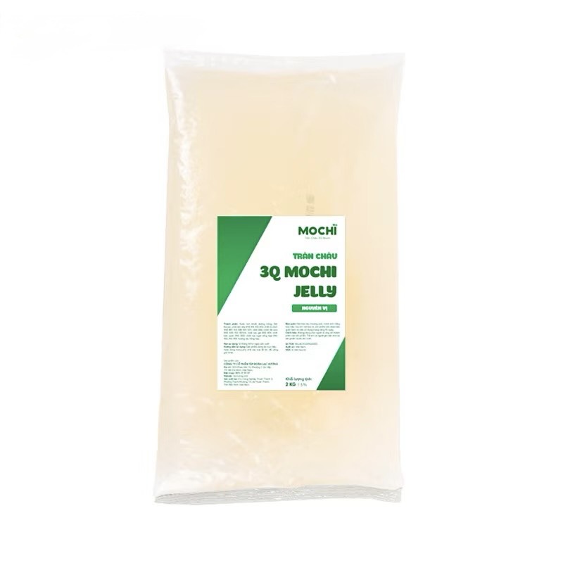 Trân châu 3Q Mochi Trắng Nguyên Vị - TÚI 2KG