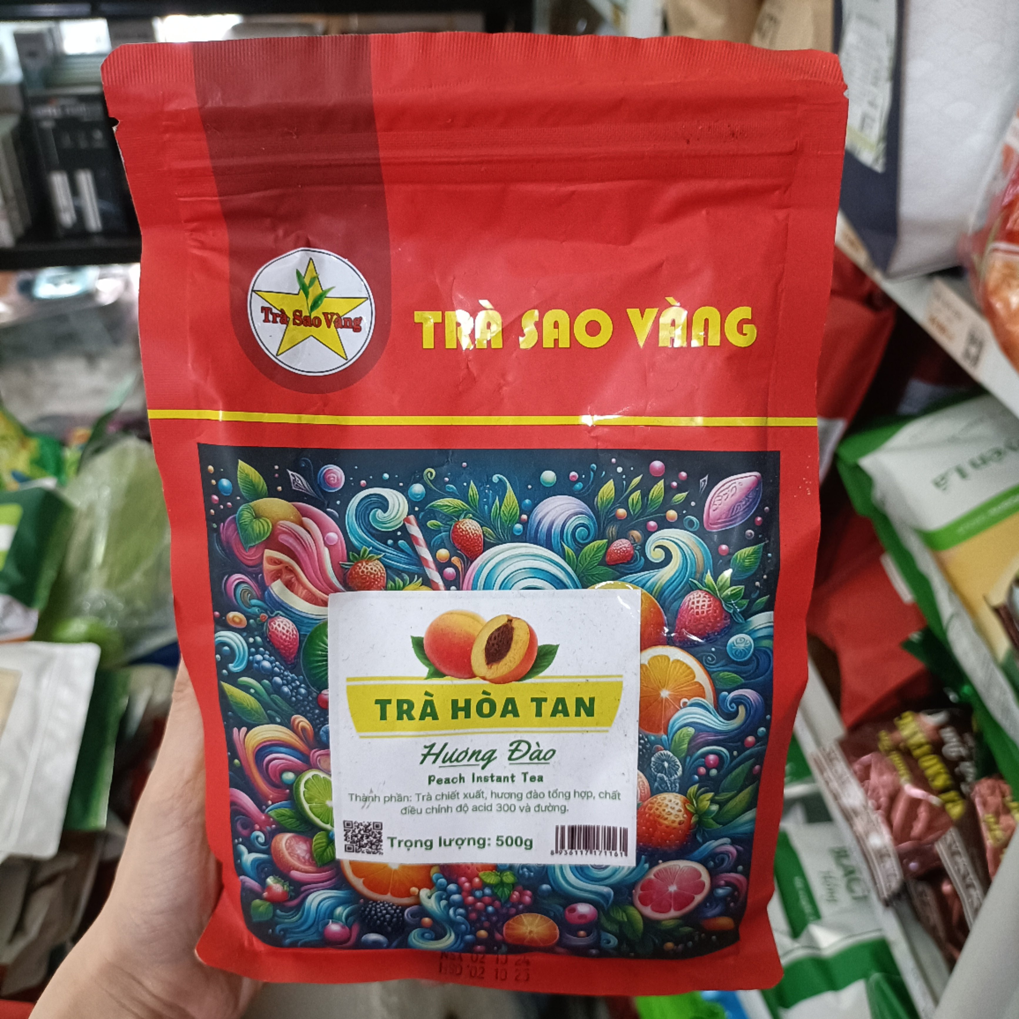 Trà hoà tan Sao Vàng gói 500g