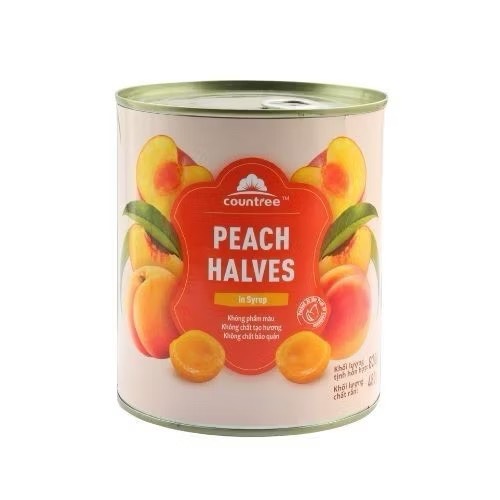 Đào ngâm Countree 820g