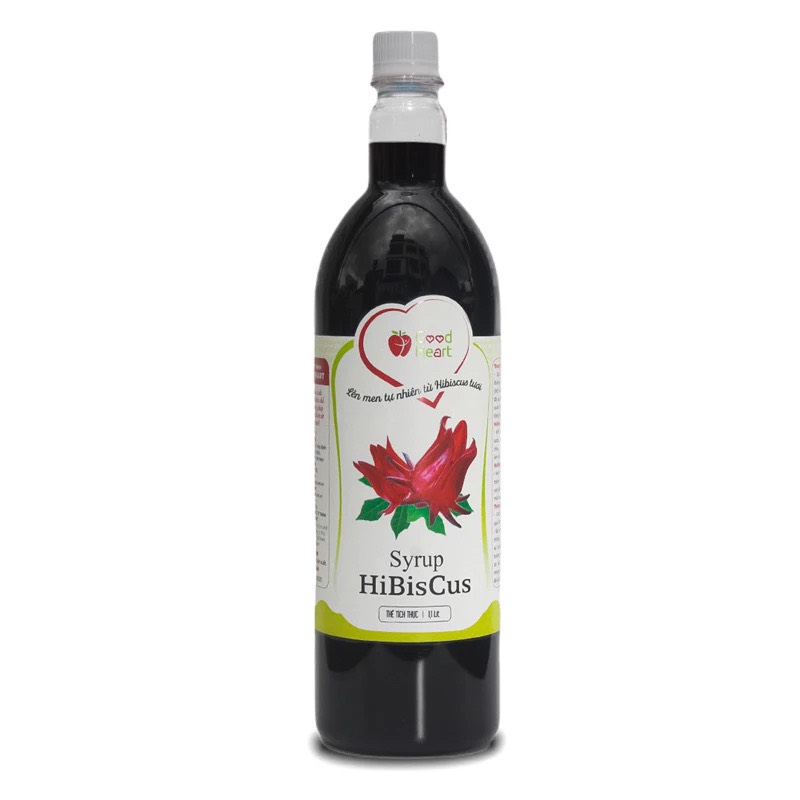 Siro Hibicus Good Heart chai 1 lít
