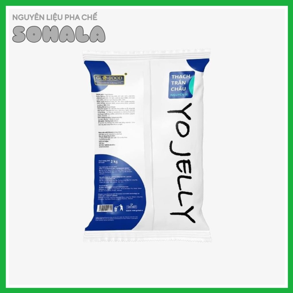 Trân châu trắng 3Q Yo Jelly túi 2kg