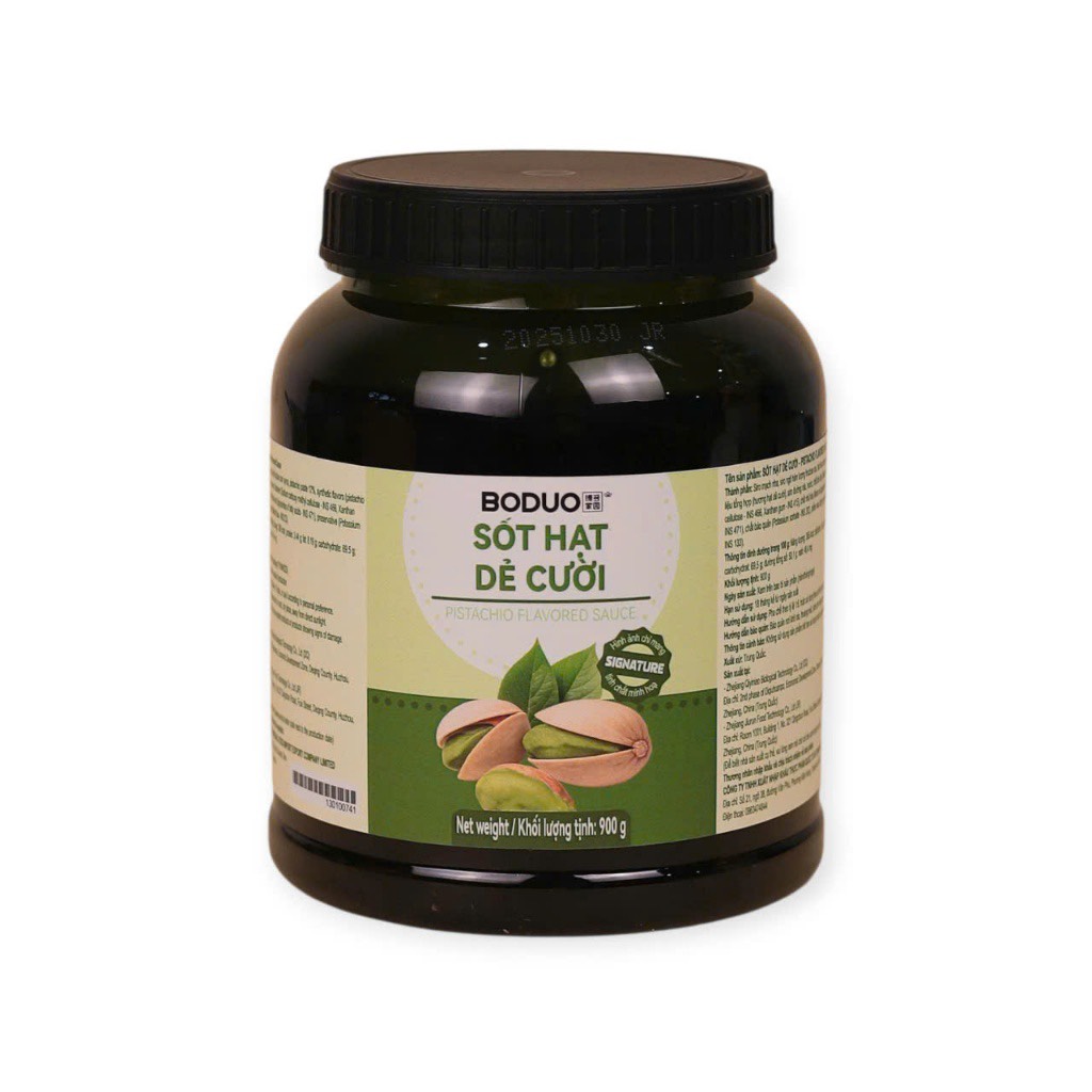 Sốt Boduo Hạt Dẻ Cười hũ 900g