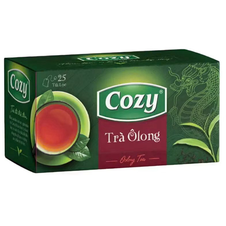 Trà Cozy túi lọc hộp 50gr (25gói x 2gr) - OLONG