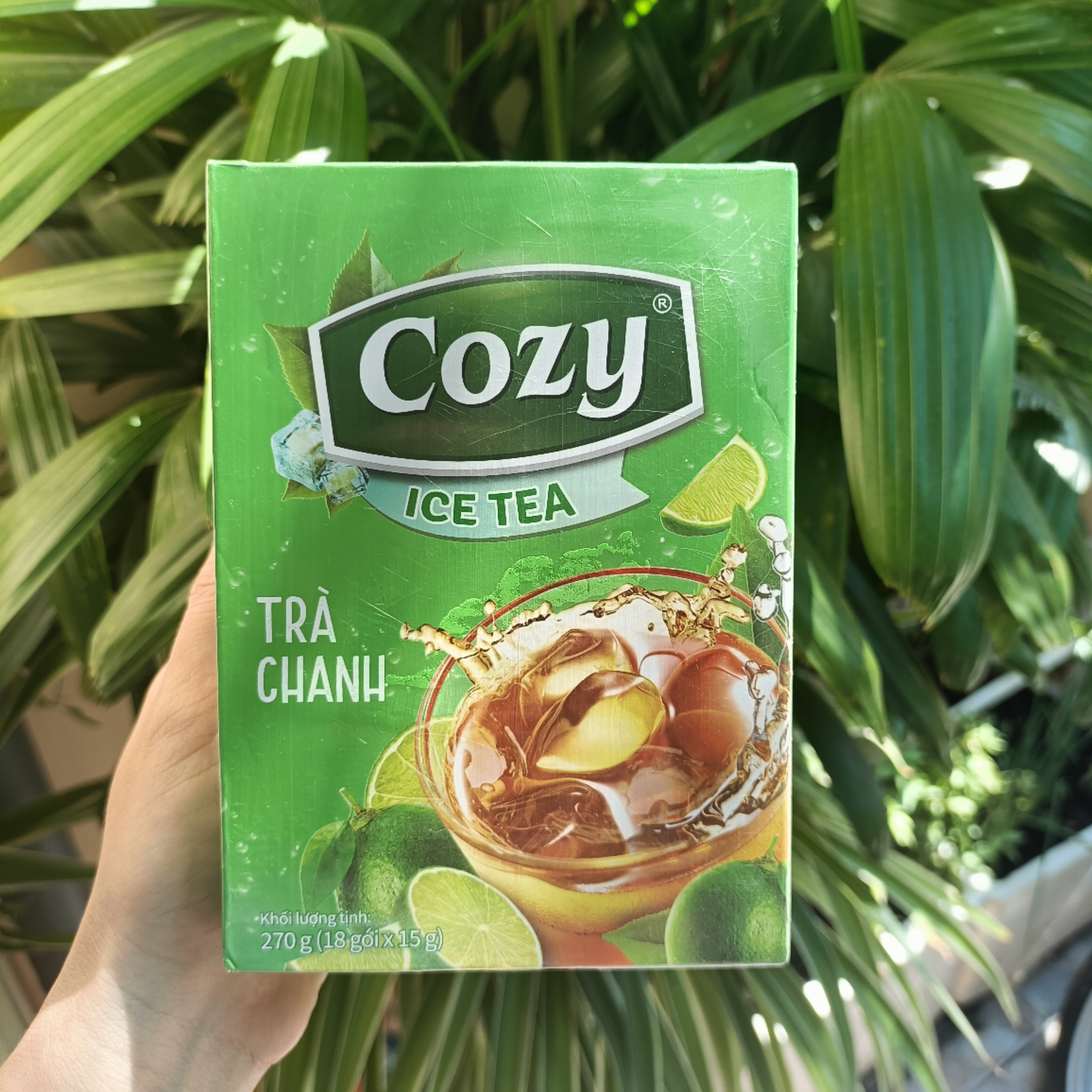 Trà cozy Chanh hoà tan Icetea 16g x 15gói