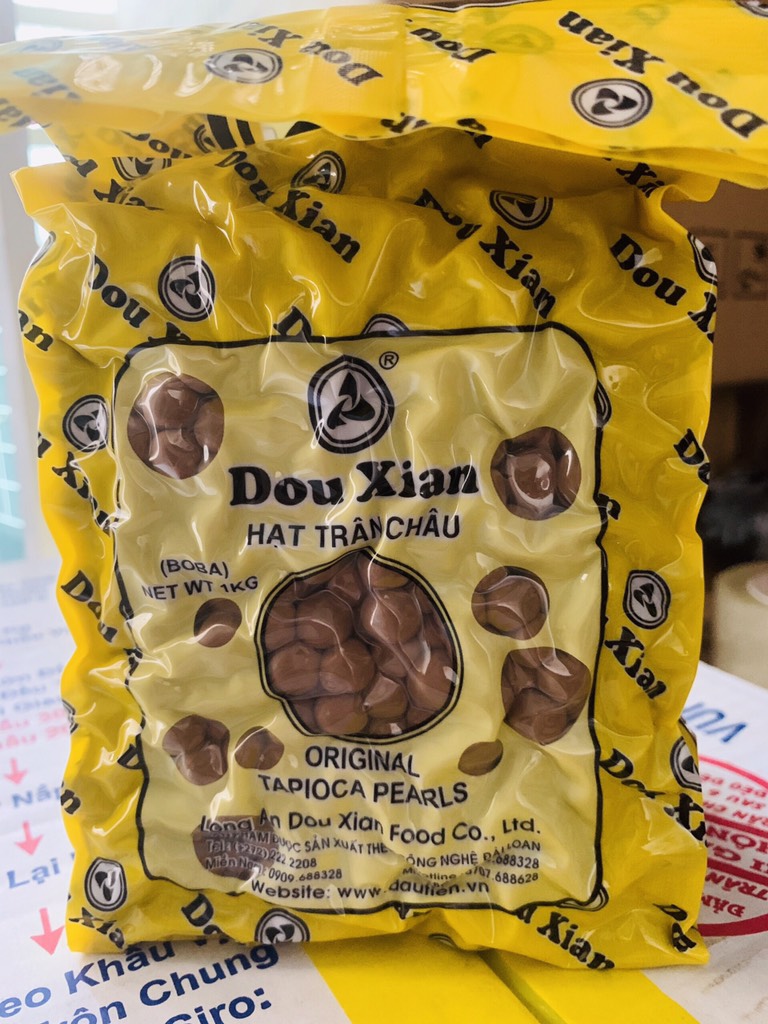 Trân châu đen Dou Xian túi 1kg 2.5