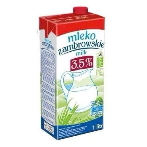 Sữa tươi Ba Lan Mleko Zambrowkie - HỘP 1 LÍT