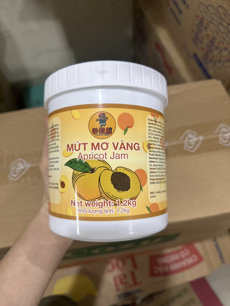 Mứt Mơ Vàng Lermao hũ 1.2kg