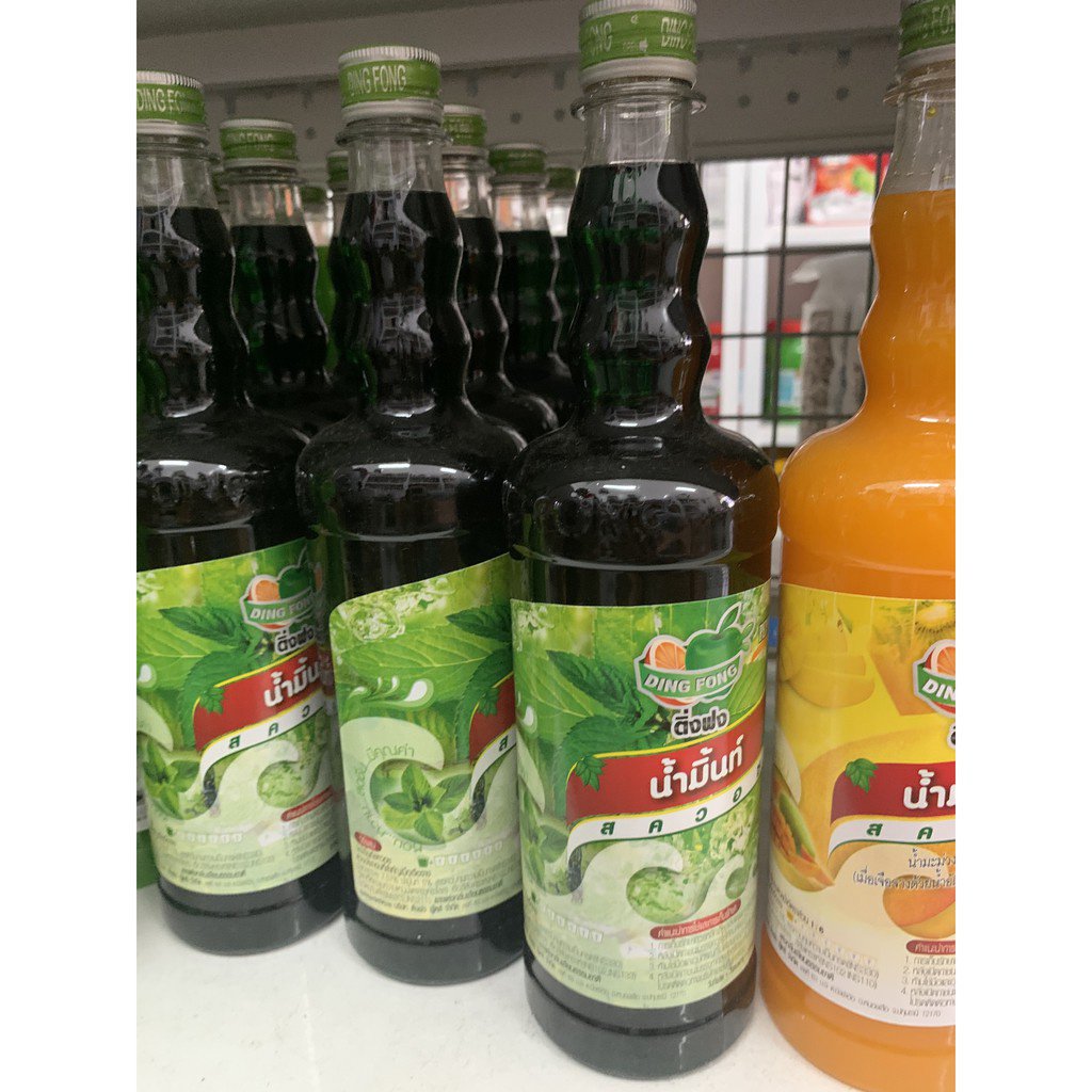 Siro Dingfong Bạc Hà chai 760ml
