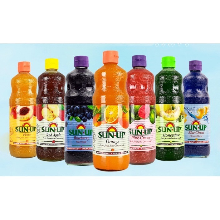 Nước ép trái cây Sun up chai 850ml (nhiều vị)