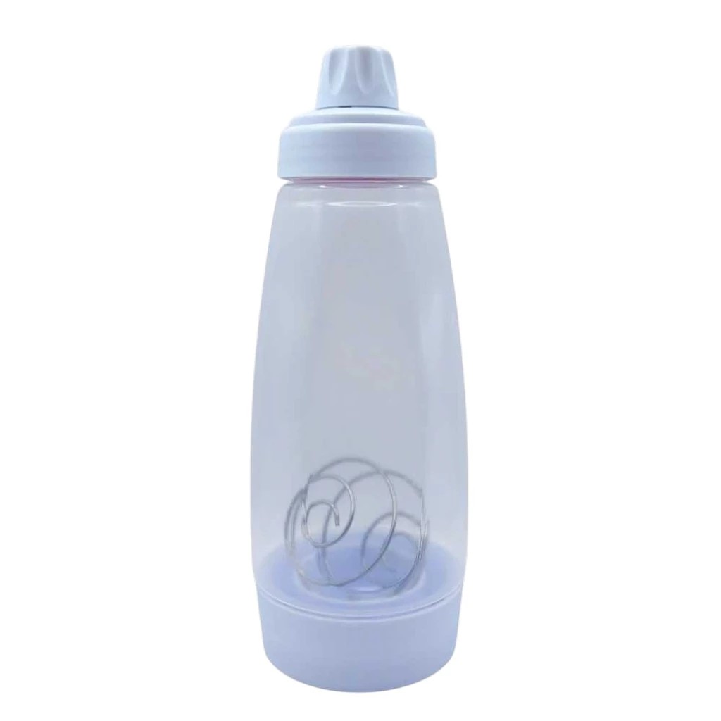 Bình lắc nhựa lò xo 2 đầu đựng kem và machiato (Bình bóp lò xo 1 lít)