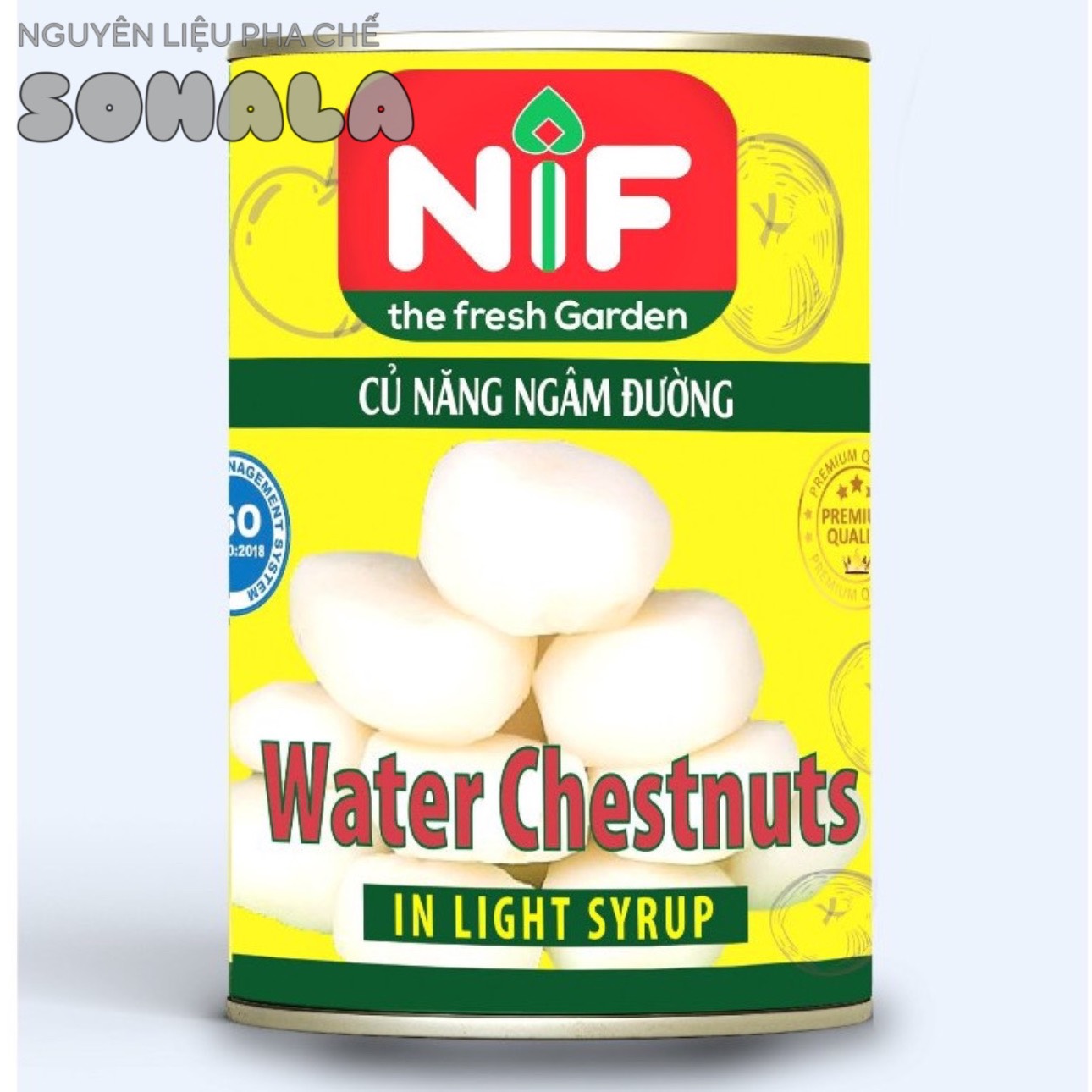 Củ năng ngâm nước đường NIF lon 565g