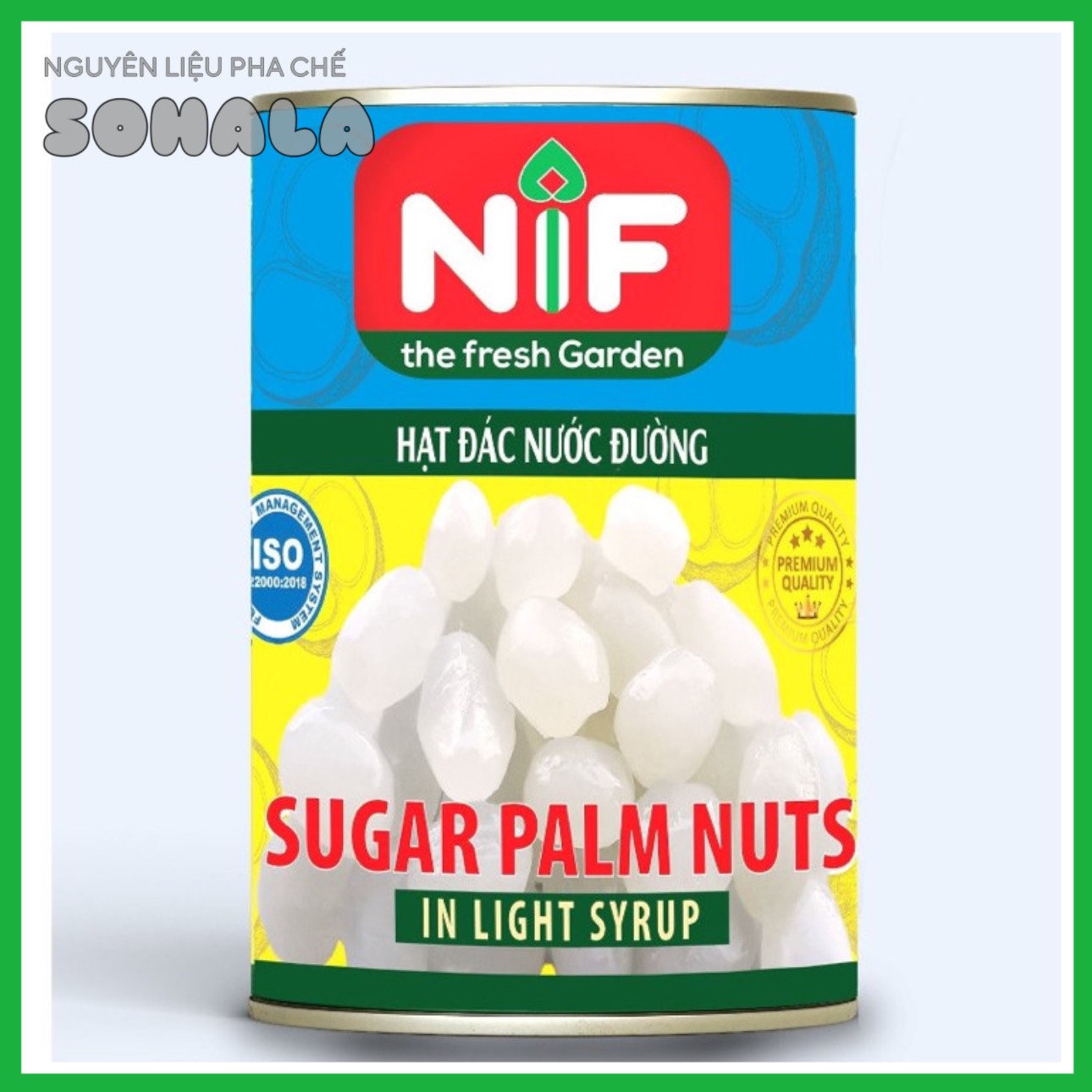 Hạt đác ngâm nước đường NIF 565g (KM 40)