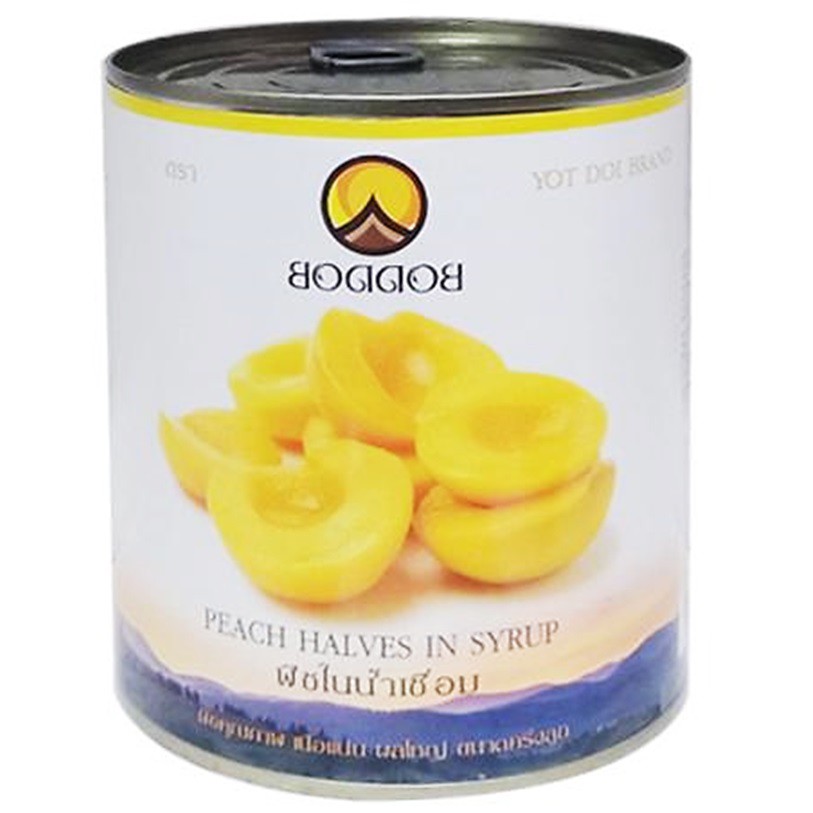 Đào thái ngâm Boddob 820g